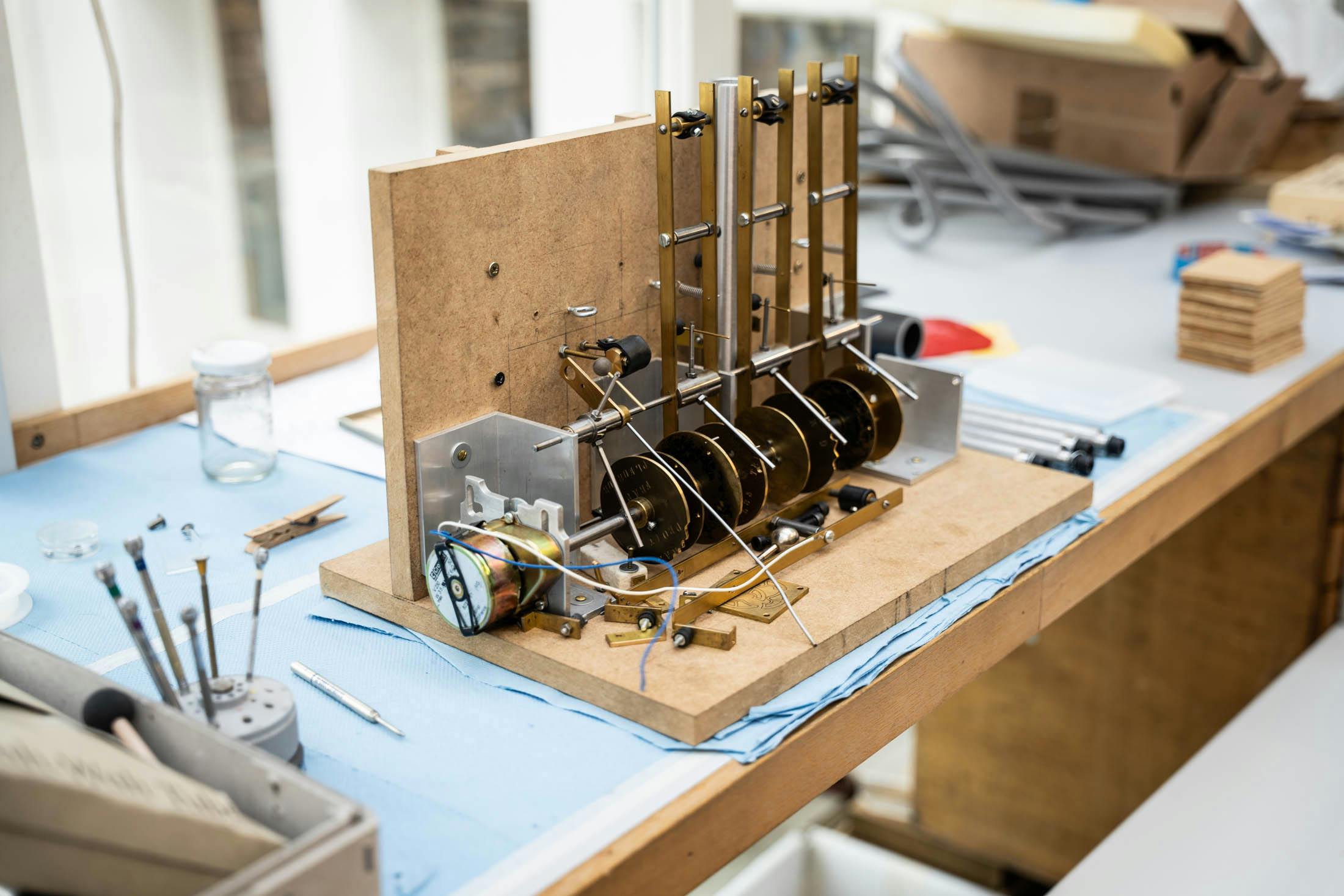 Prototype of chiming mechanism for La Quete Du Temps