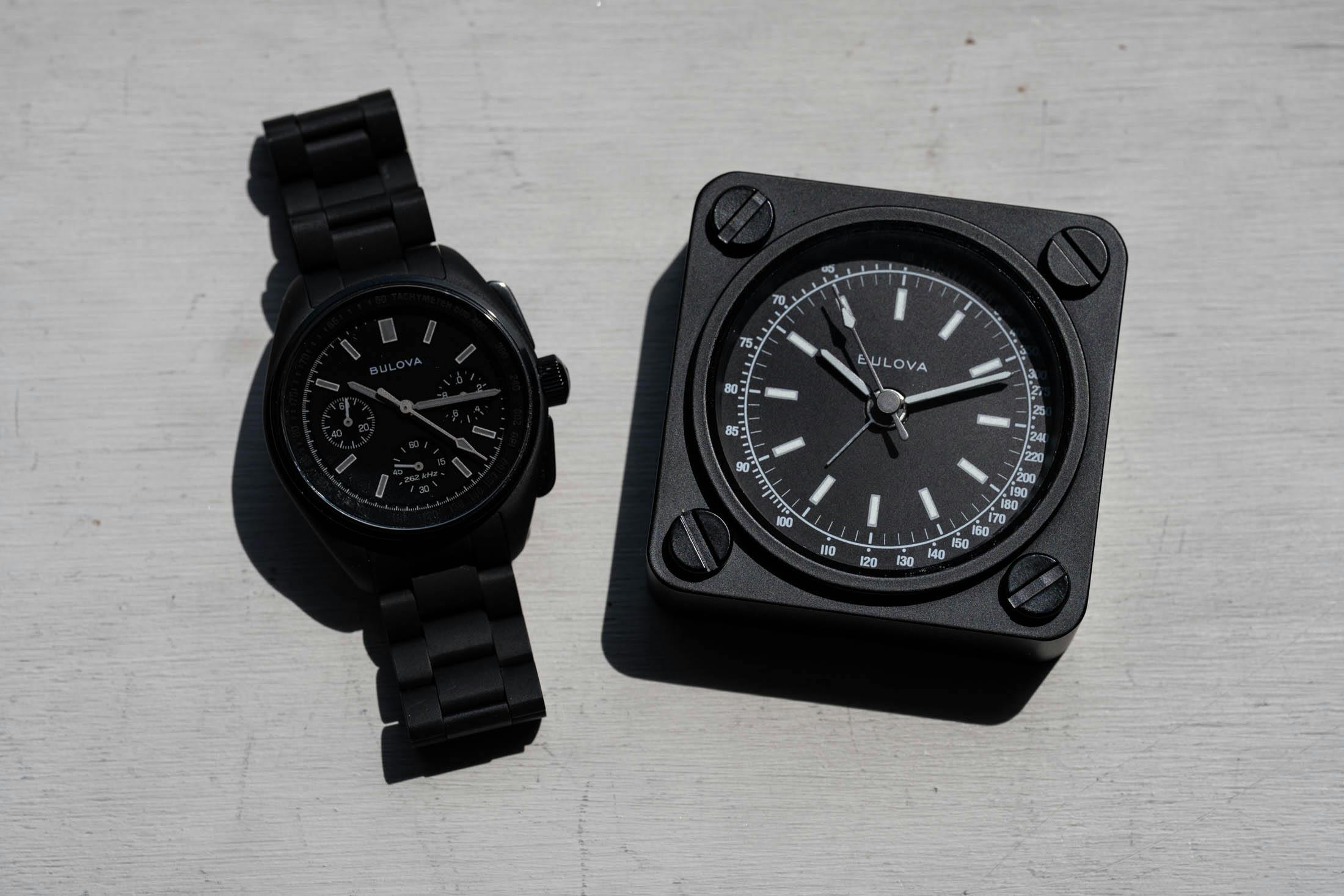 Bulova Lunar Pilot and Clock