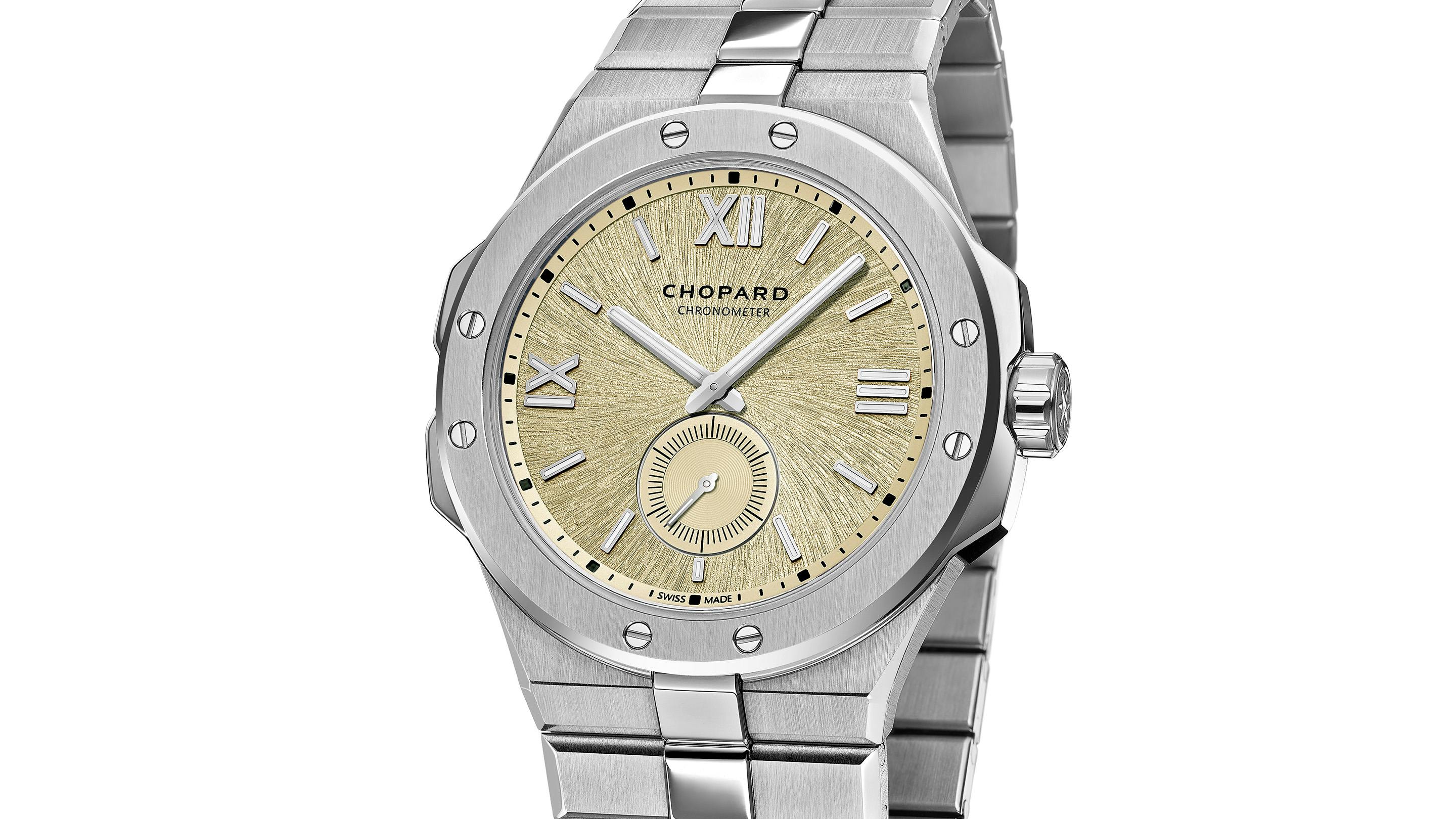 Chopard Alpine Eagle 41 XPS Unveils New Champagne Dial and Tool-Free Microadjust Bracelet