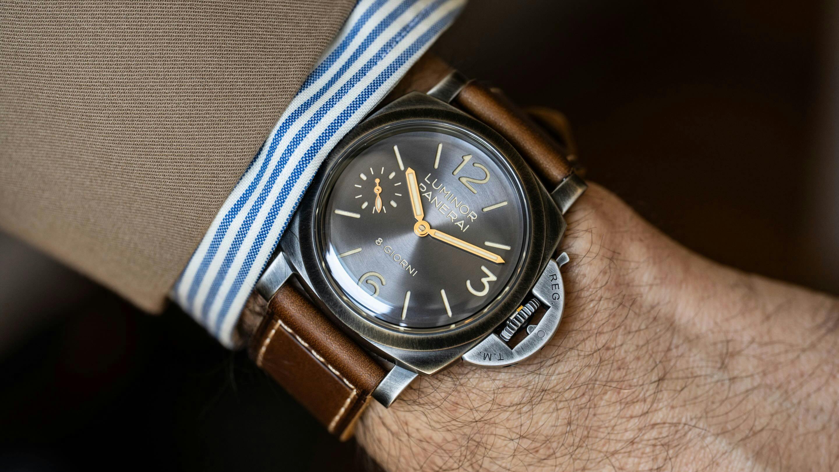 The Panerai Luminor 8-Day “Brunito Steel”