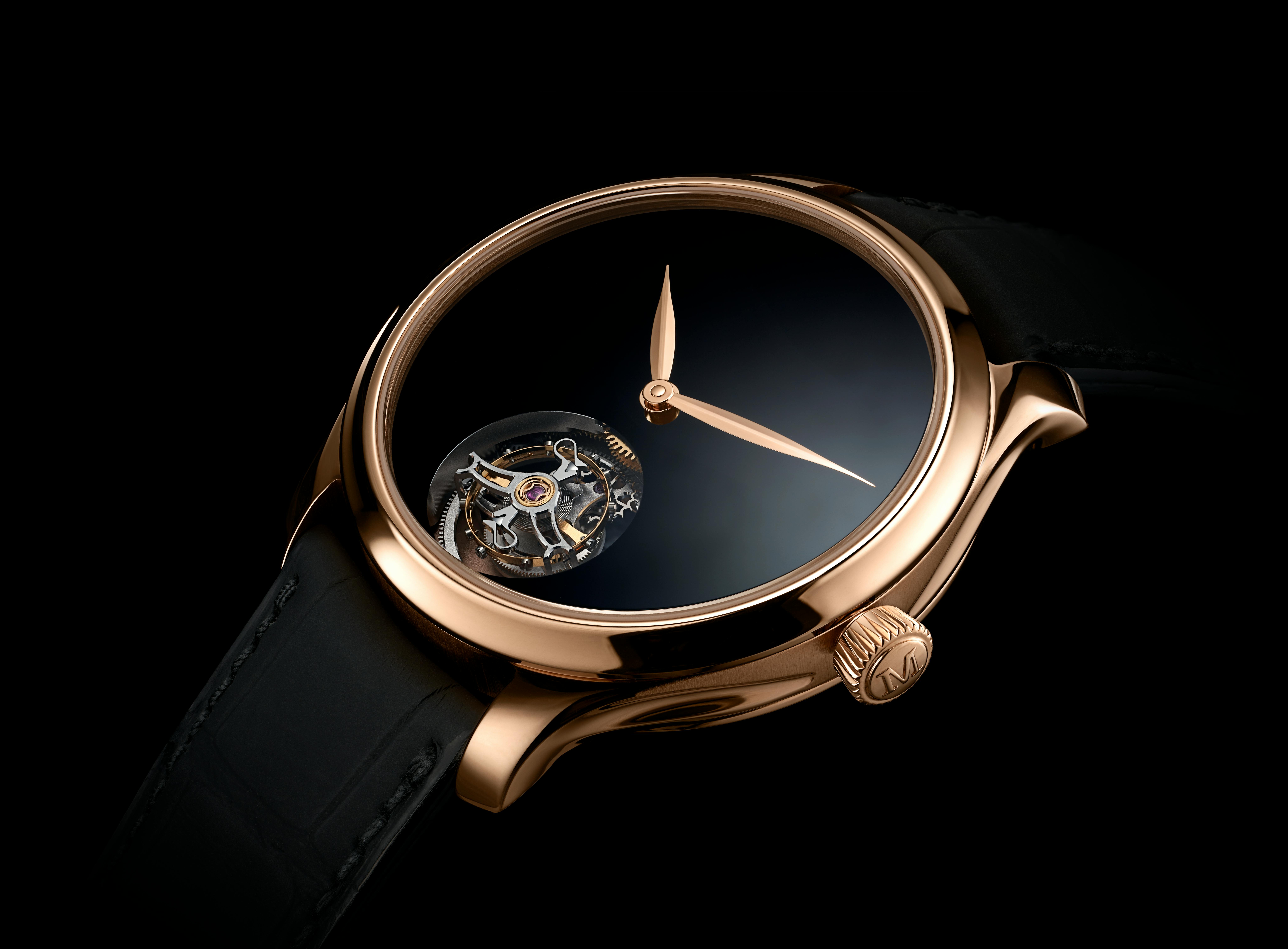 h moser endeavor vantablack tourbillon