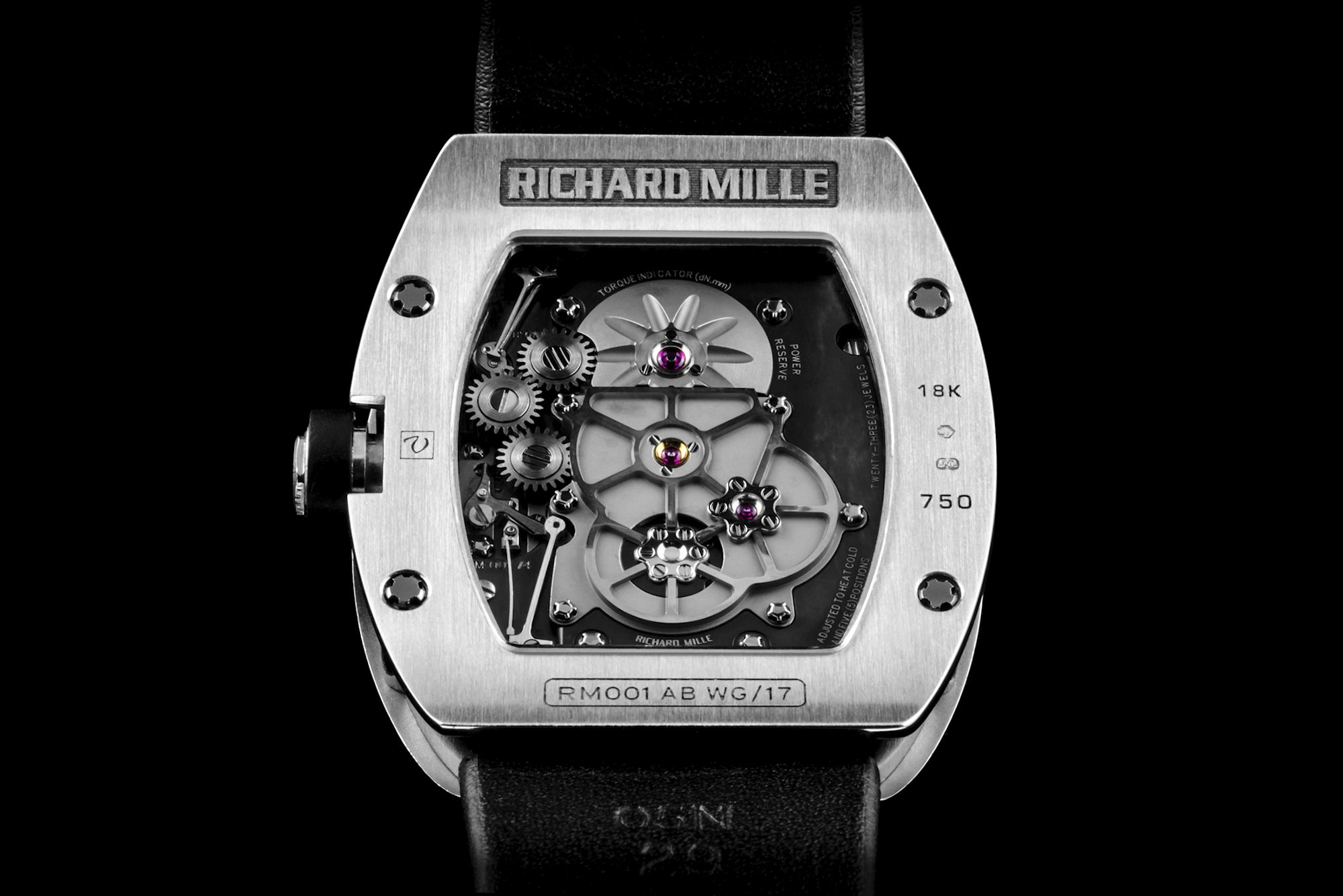 Caseback of the RM 001