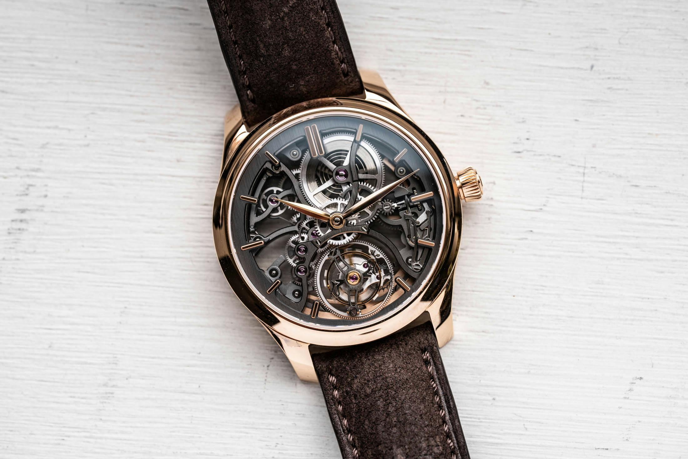 Endeavour Tourbillon Skeleton on table