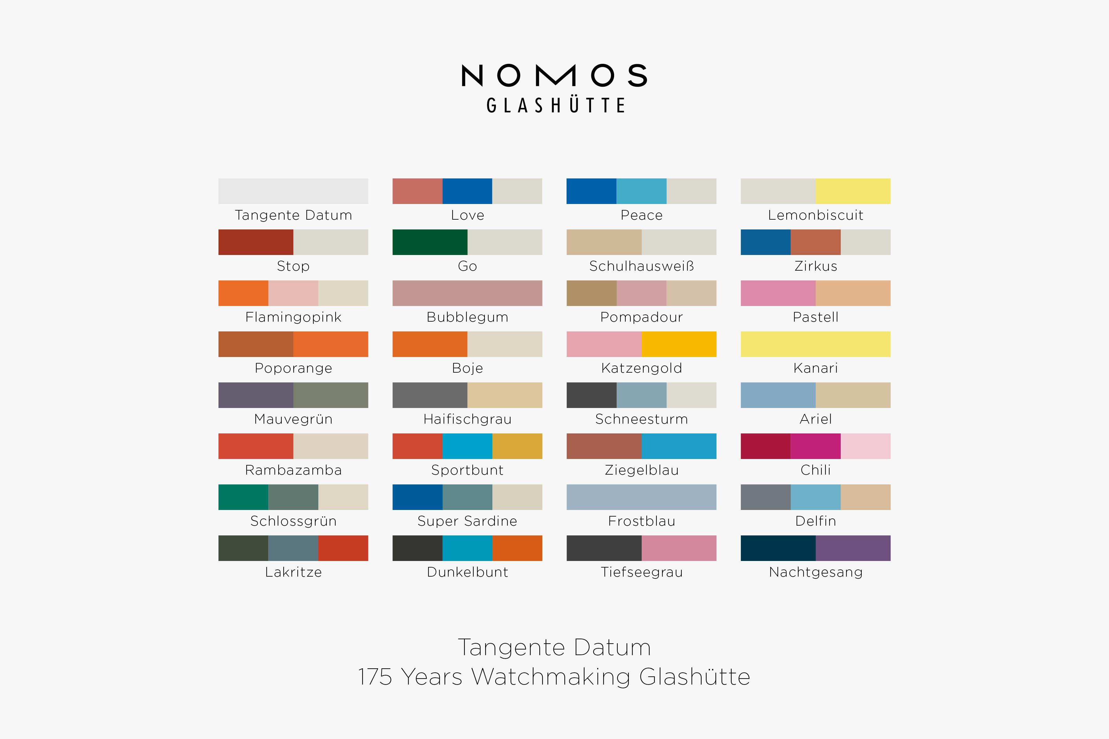 Nomos Glashütte Tangente 38 Date