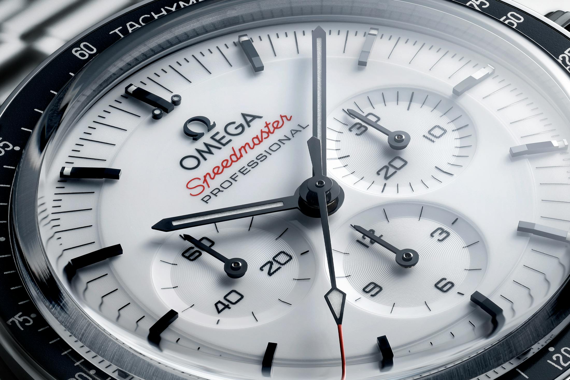 Omega Speedmaster white lacquer