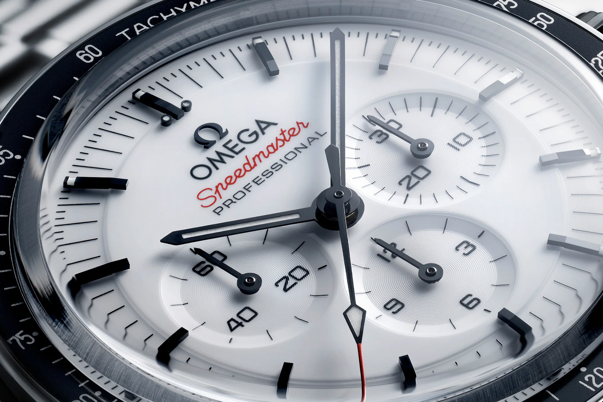 Omega Speedmaster white lacquer
