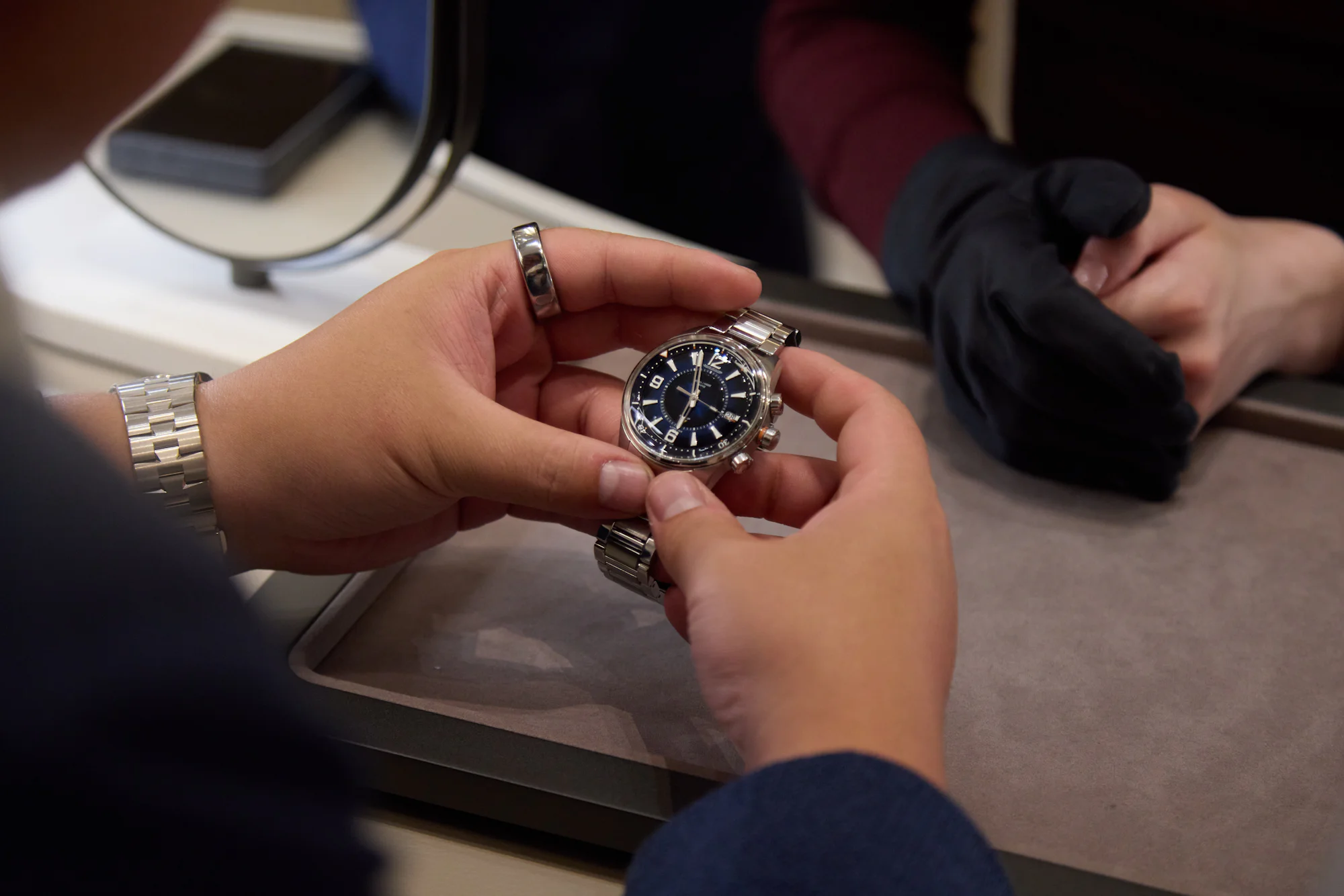 Watch on display