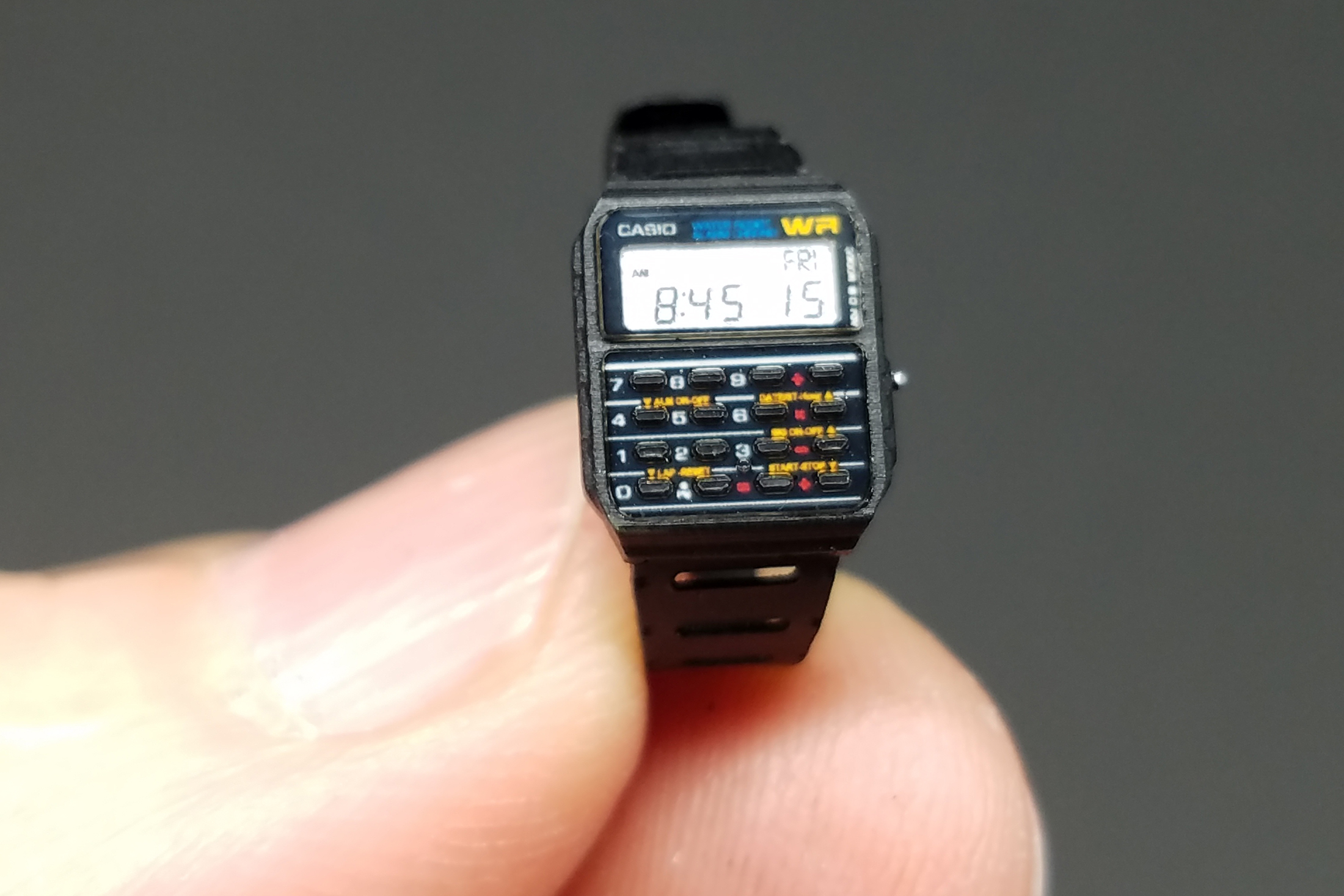 Tiny Casio calculator