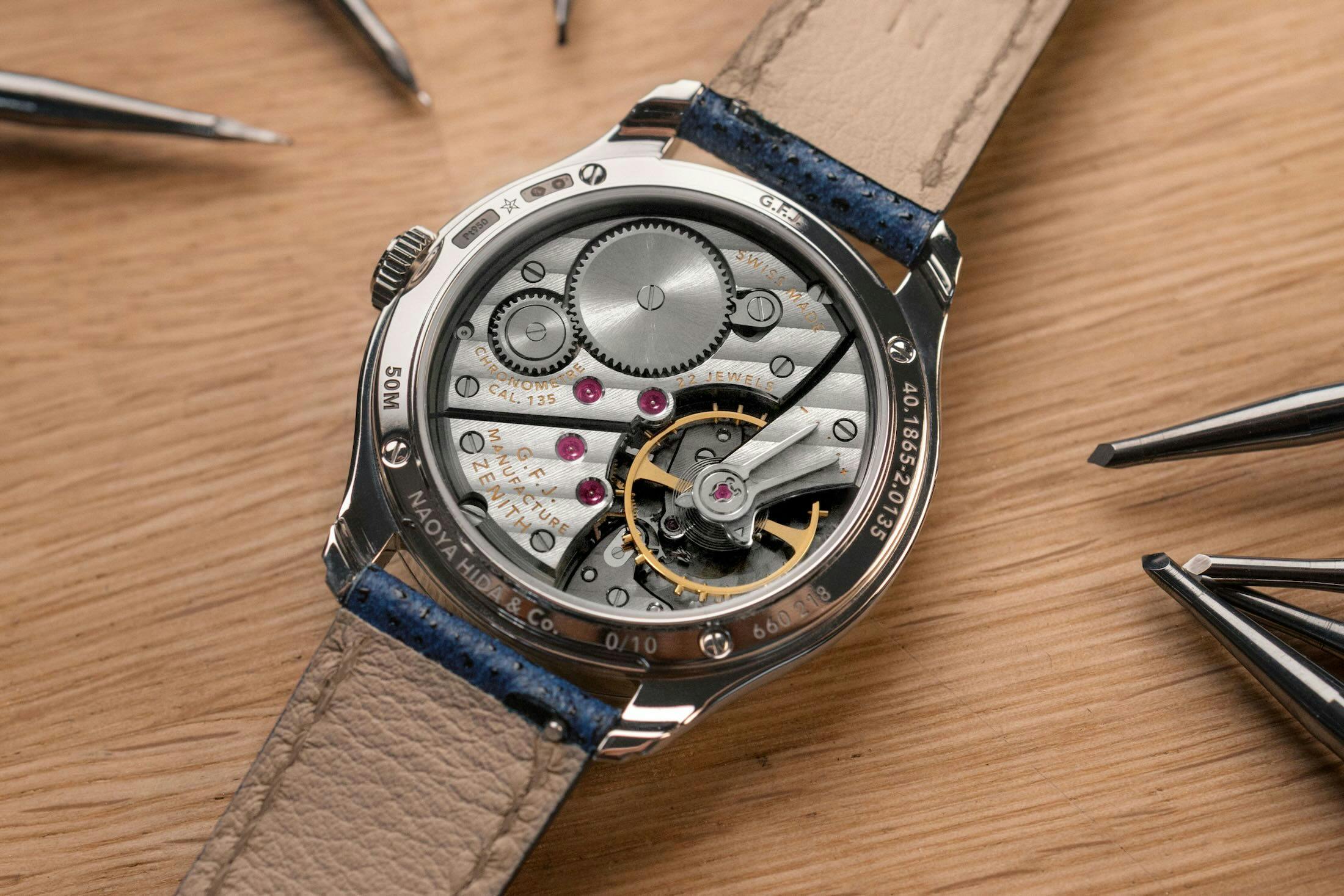 Zenith Hida Collab Caliber Shot