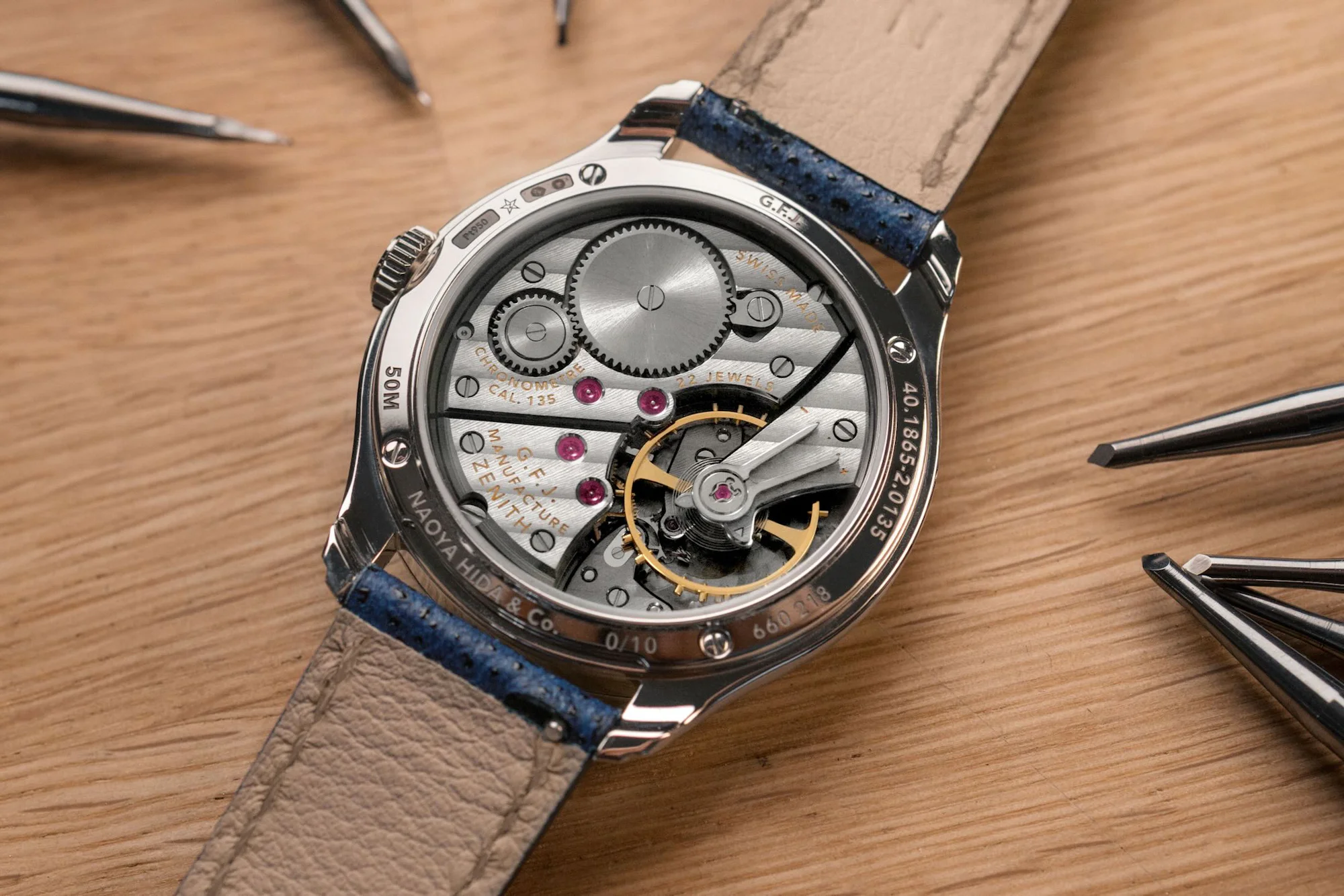 Zenith Hida Collab Caliber Shot