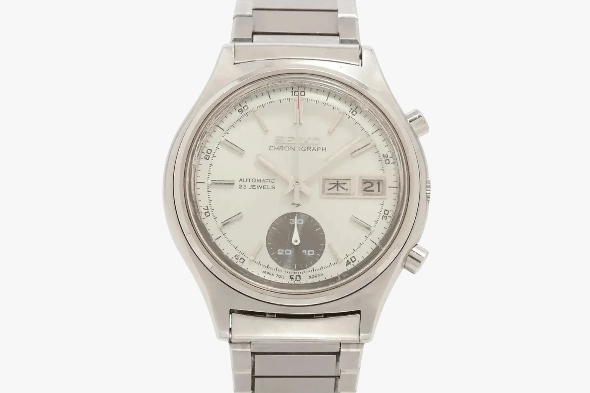 A Patek Phillipe 5000R, A Seiko 7018-8000, A Zodiac Poor Man's Heuer Reference 7721, And A Jaeger LeCoultre Master Calendar Moonphase Meteorite