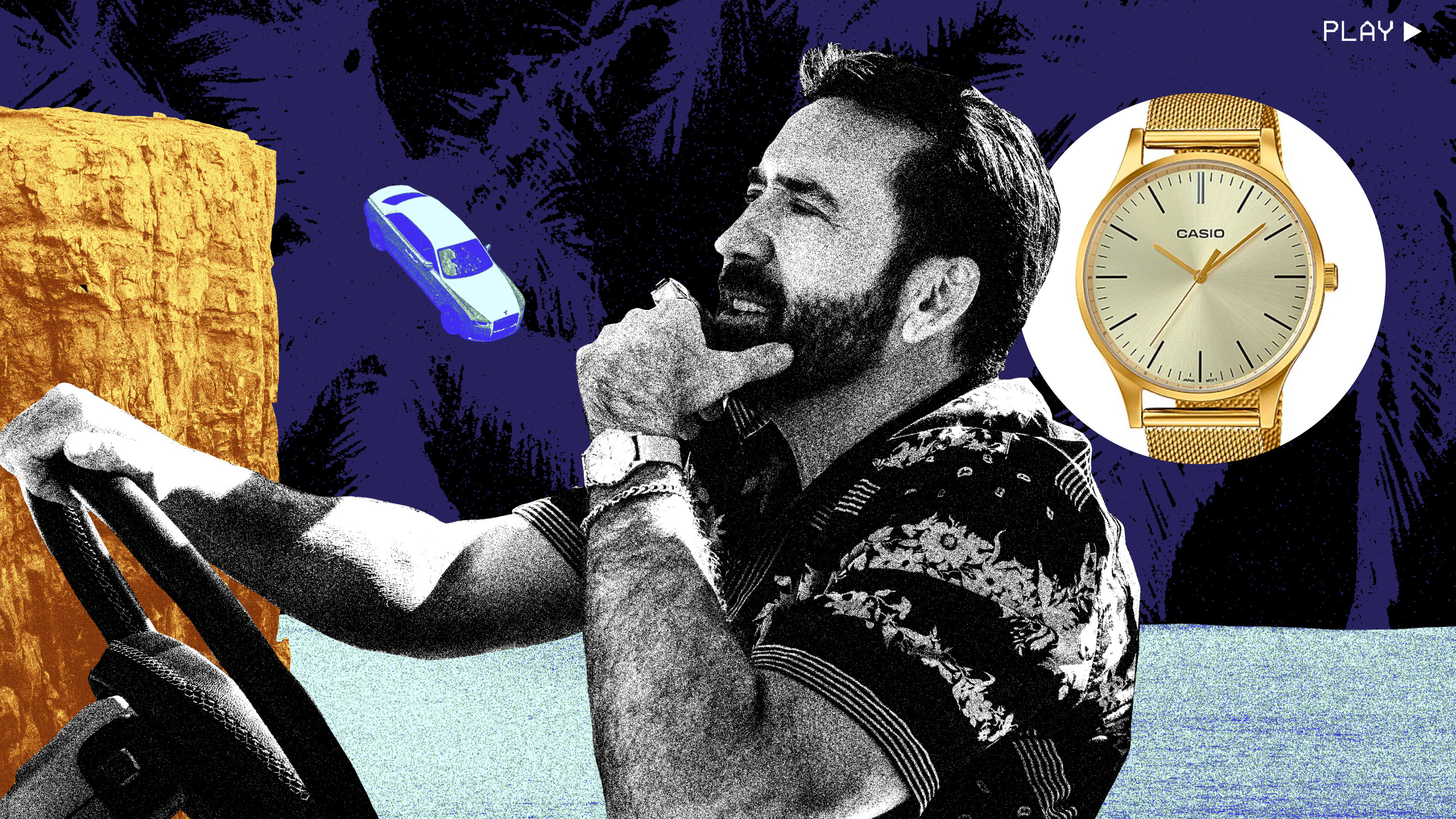 Nicolas Cage s Strange Gold Watch In