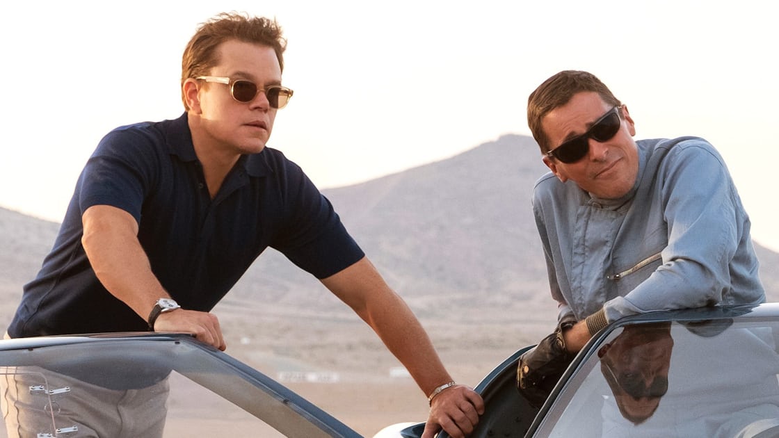 Matt Damon and Christian Bale Wear Heuer Watches in 'Ford v Ferrari