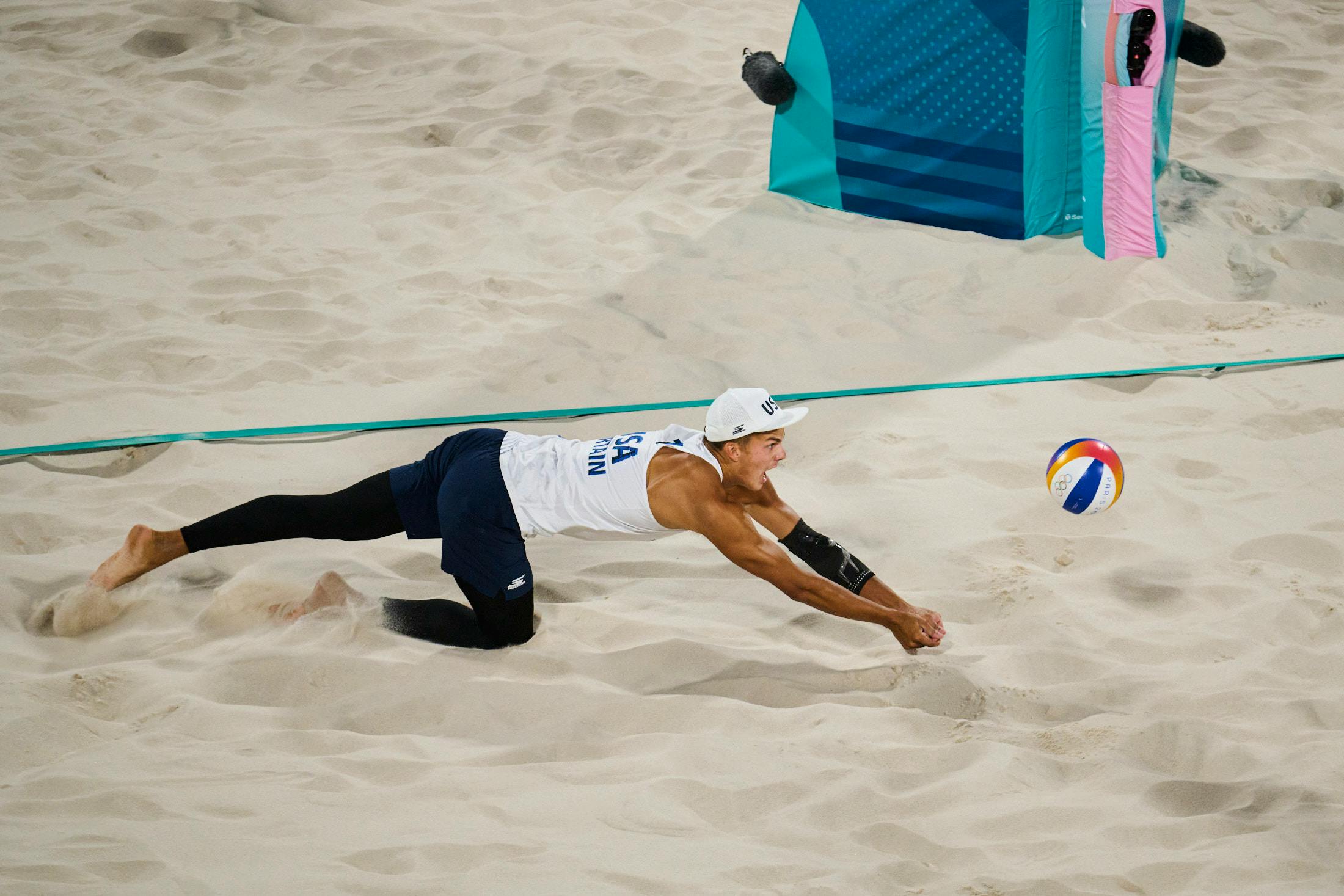 American beach volleyball team