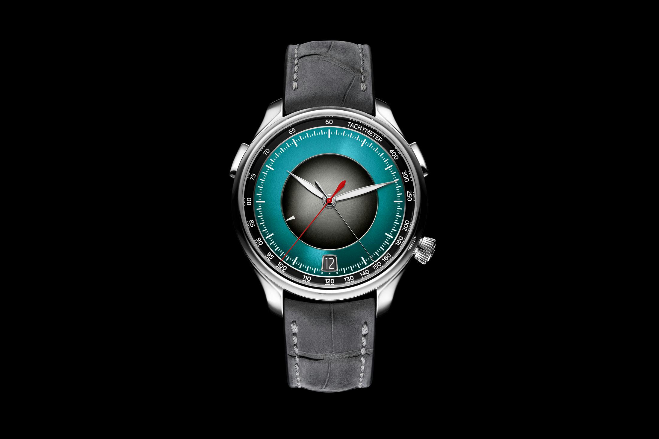 H. Moser & Cie. Endeavour Flyback Chronograph Dual Time Date 