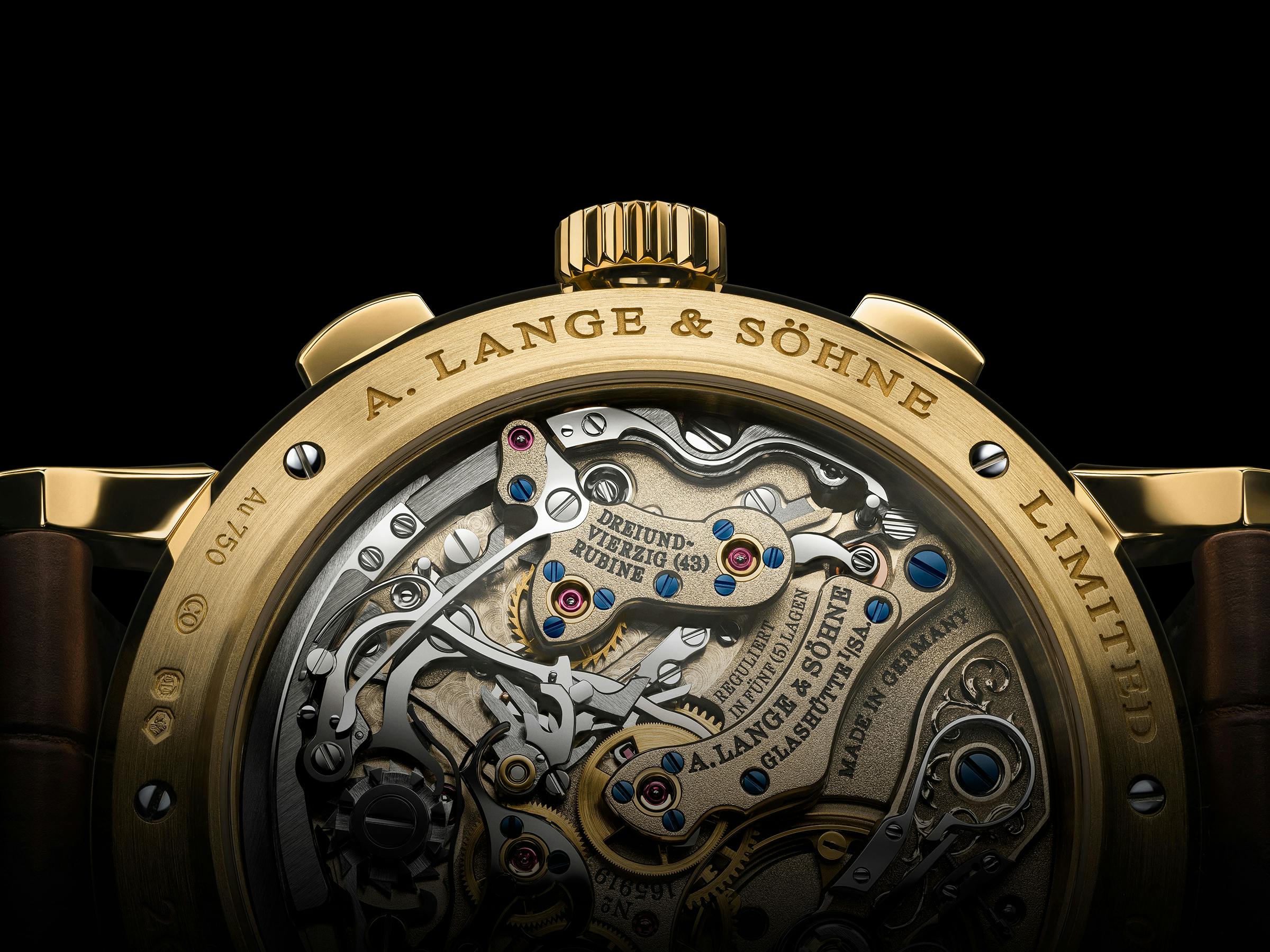 caseback up close side view