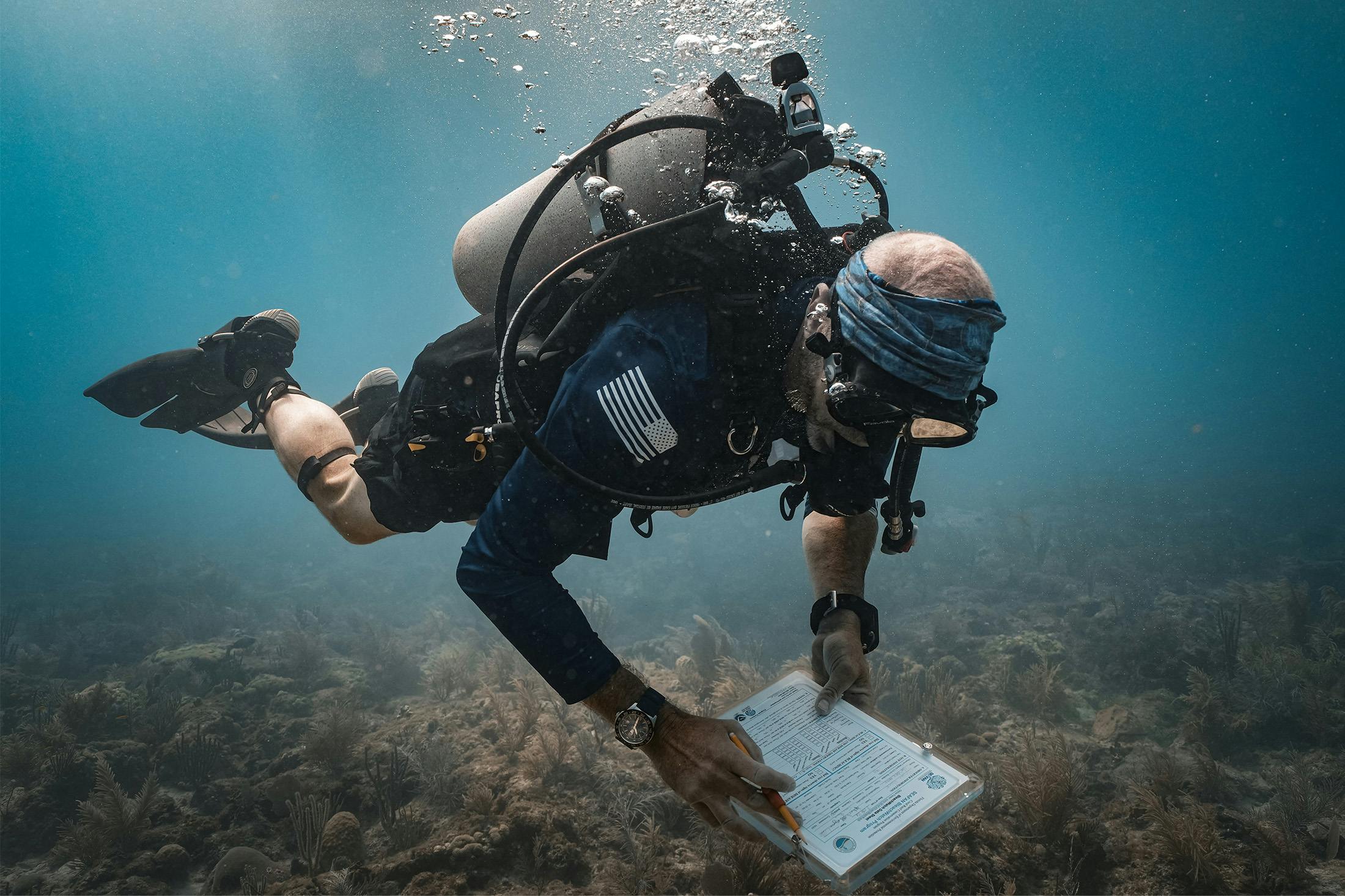 Diving With Force Blue And Luminox For Reef Restoration In Miami