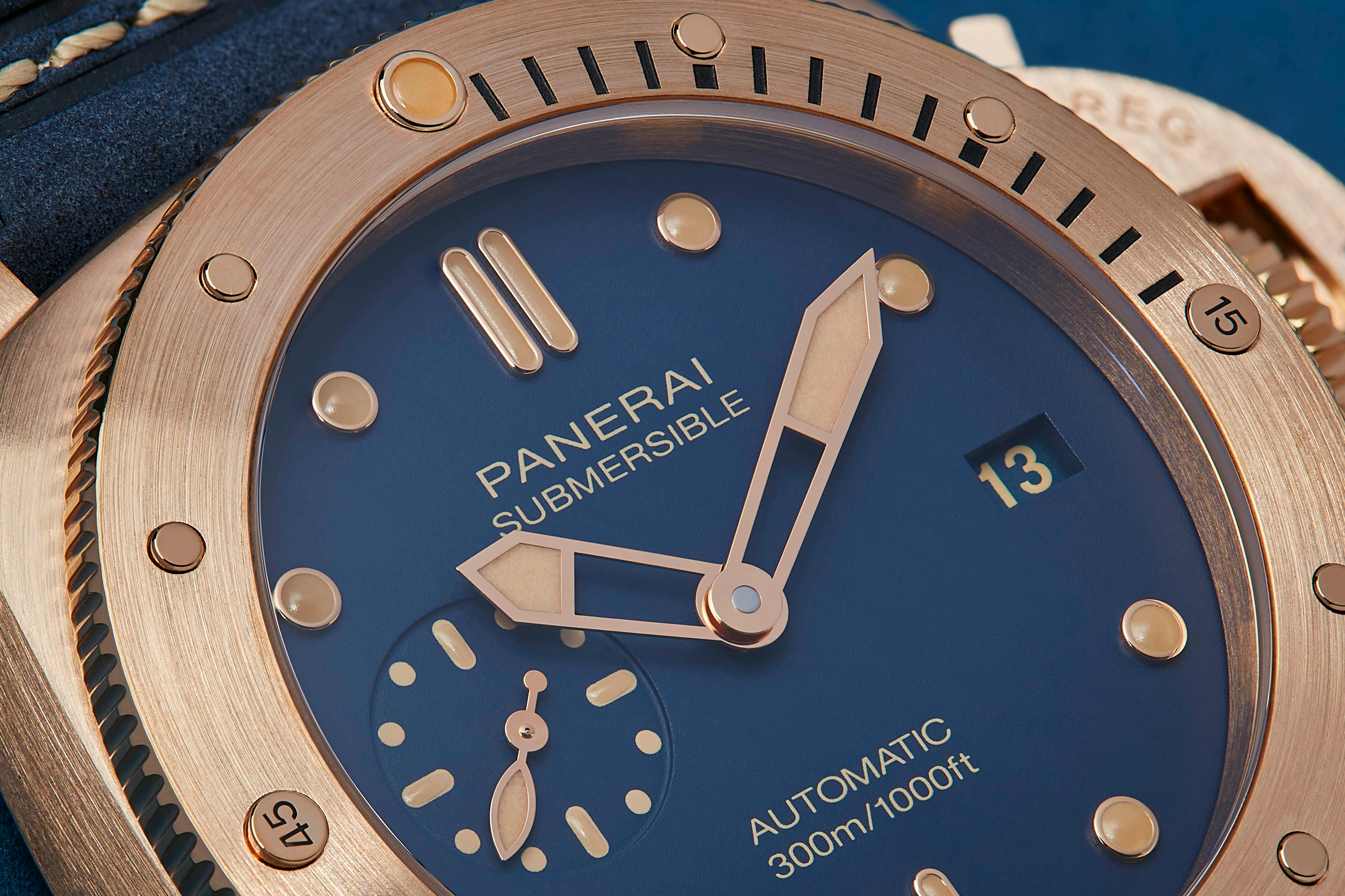Hands-On: The Panerai Submersible Bronzo Blu Abisso - HODINKEE