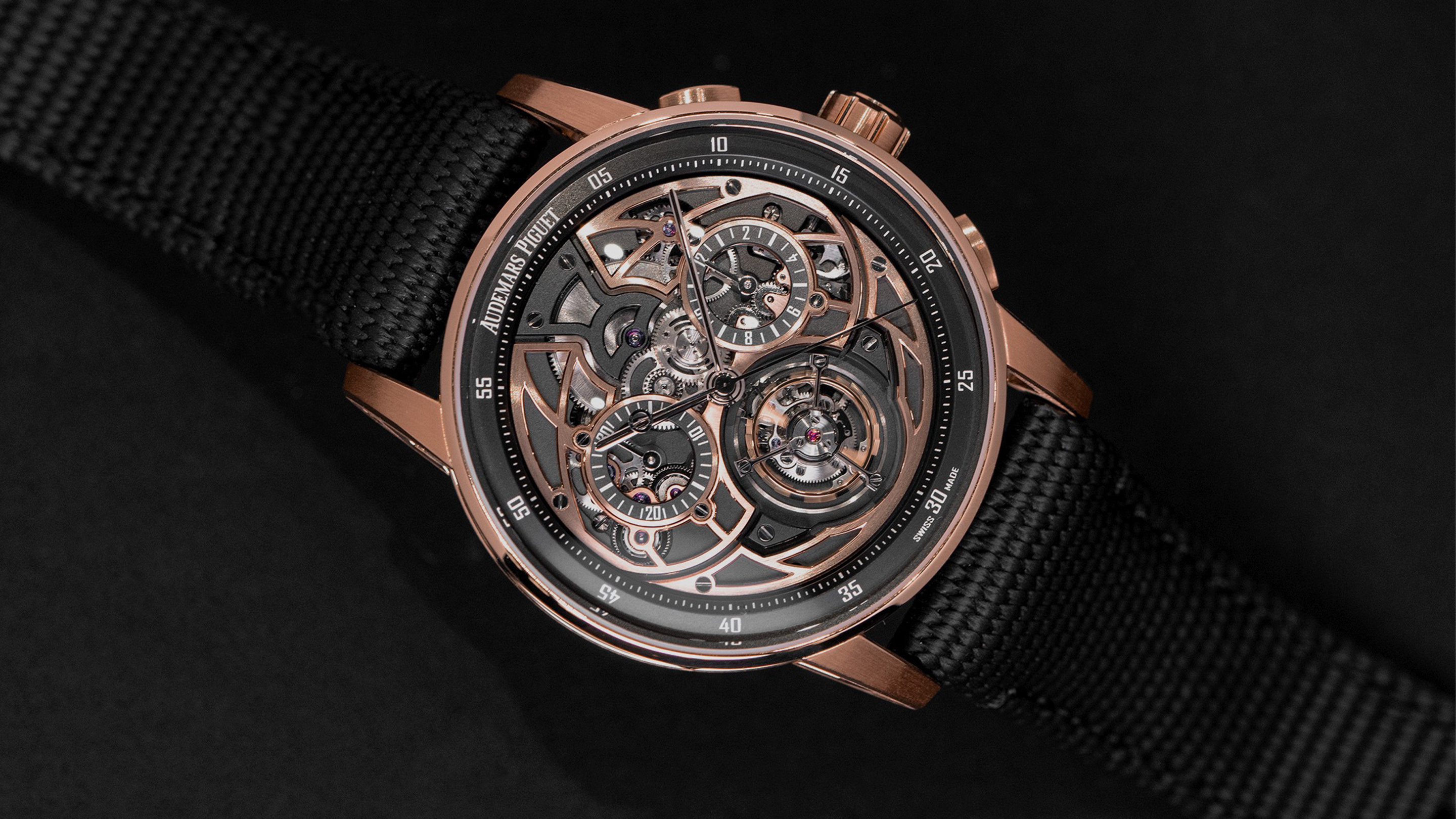 Audemars piguet code 11.59 tourbillon openworked hot sale