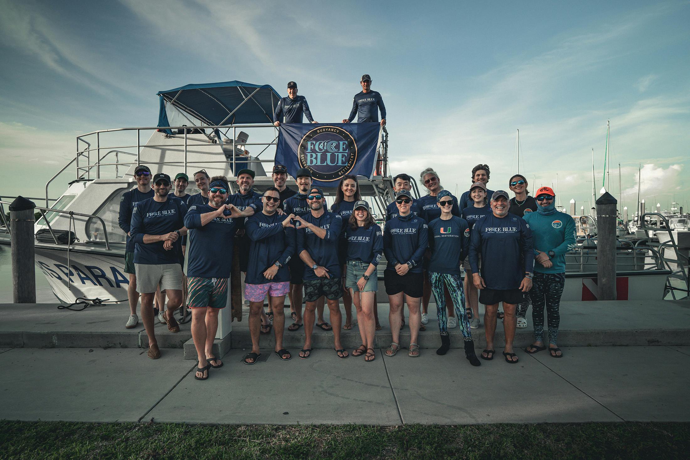 Diving With Force Blue And Luminox For Reef Restoration In Miami