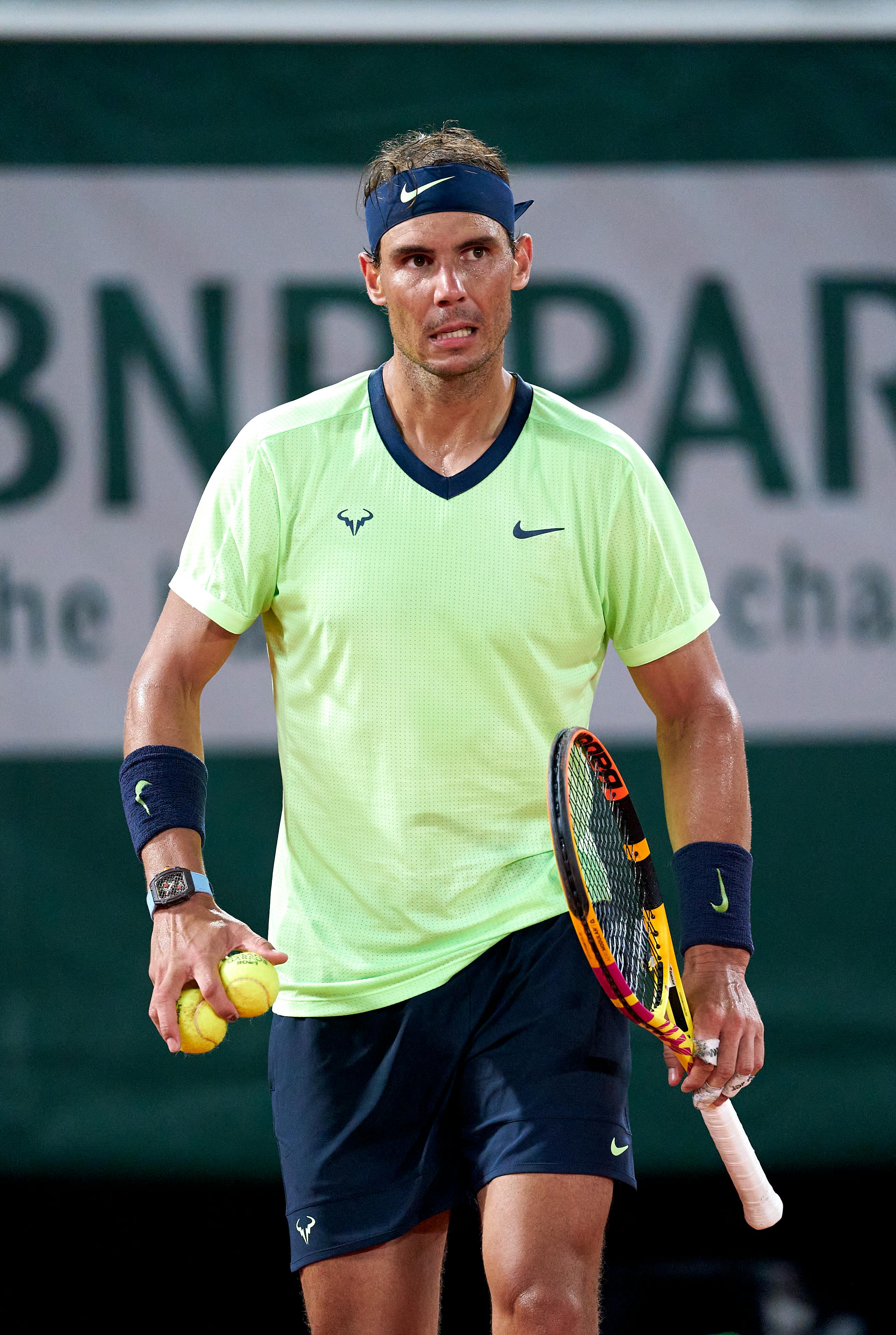 Roger Federer wearing a Rolex Daytona 