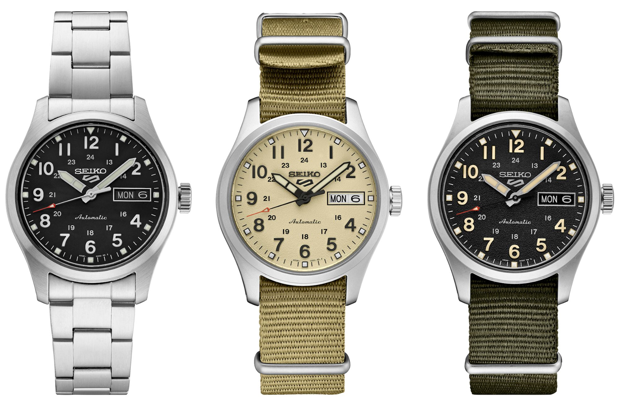 Introducing: They're Back! Seiko Brings A Series Of 36mm Field Watches ...
