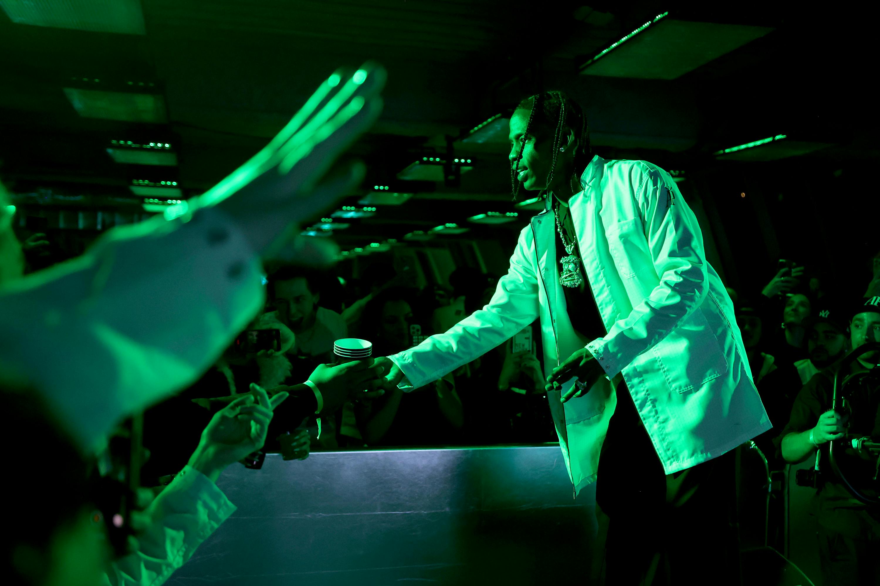 Travis Scott Performing 