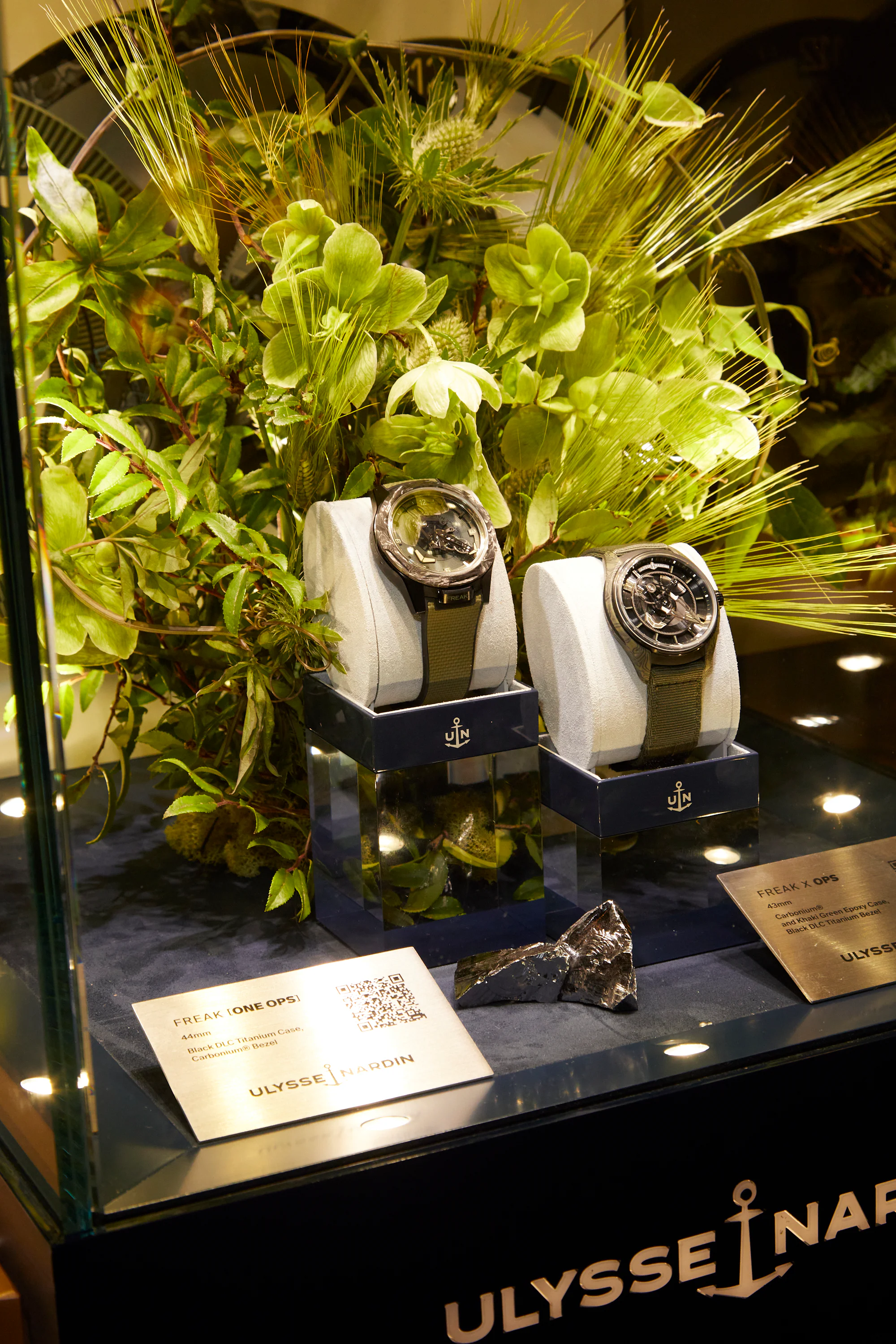 Two Ulysse Nardin green watches