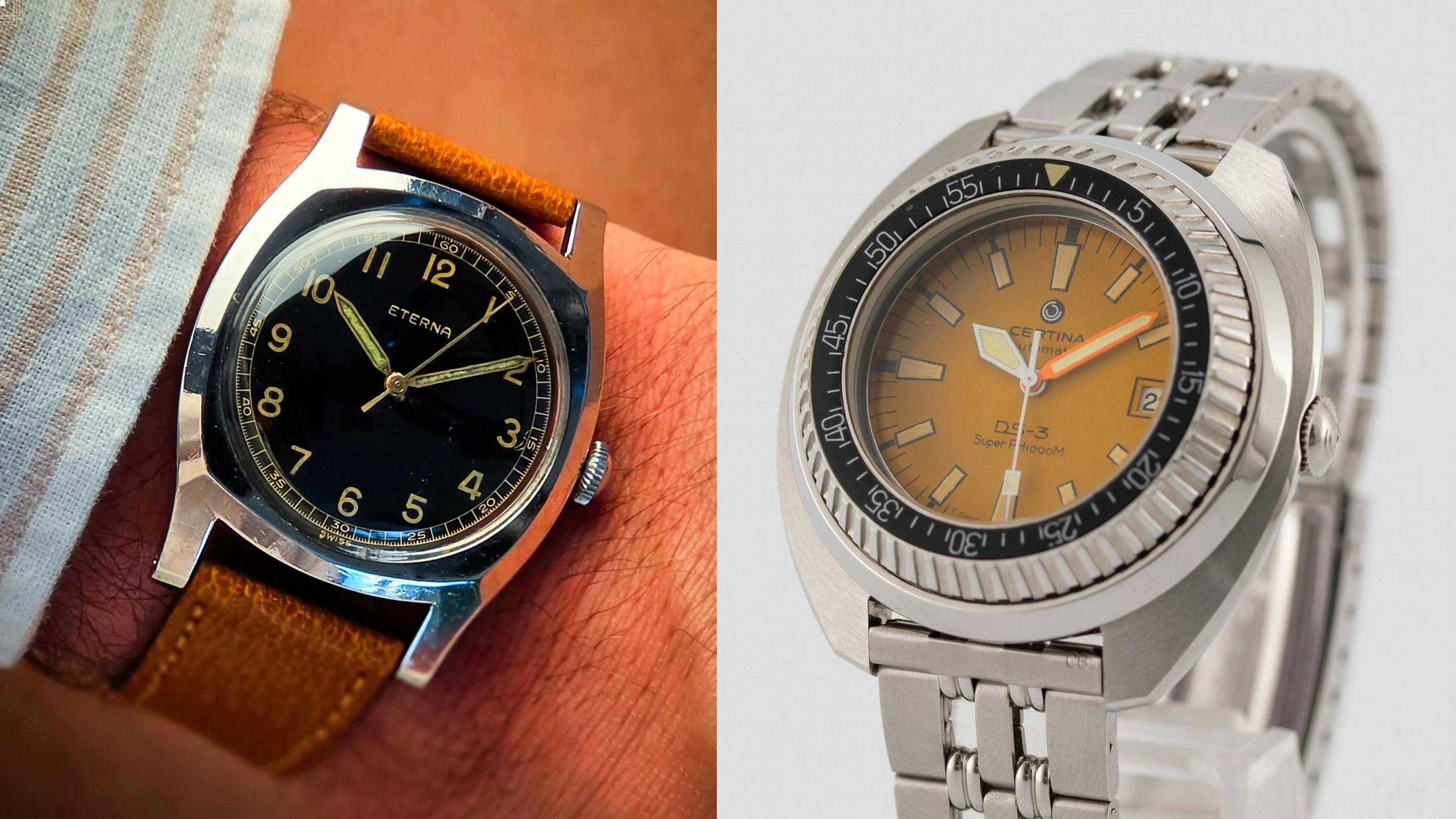 Bring a Loupe: A Certina DS-3 Super PH1000M, A Ulysse Nardin 'Big Aviator' Pilot's Watch, An Eterna "Majetek," And Much More