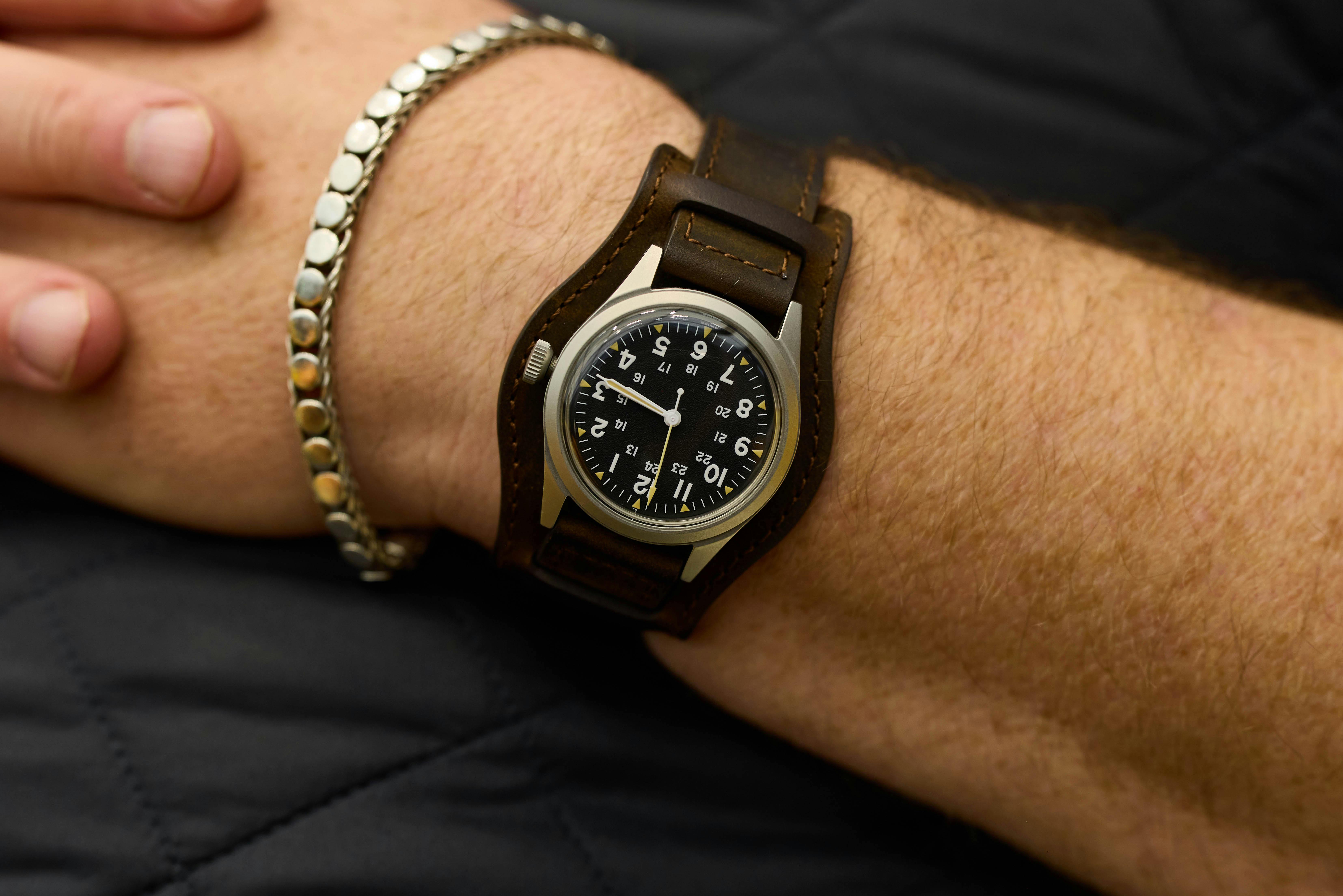 Benrus DTU-2A/P in 34mm on a badass Bund strap