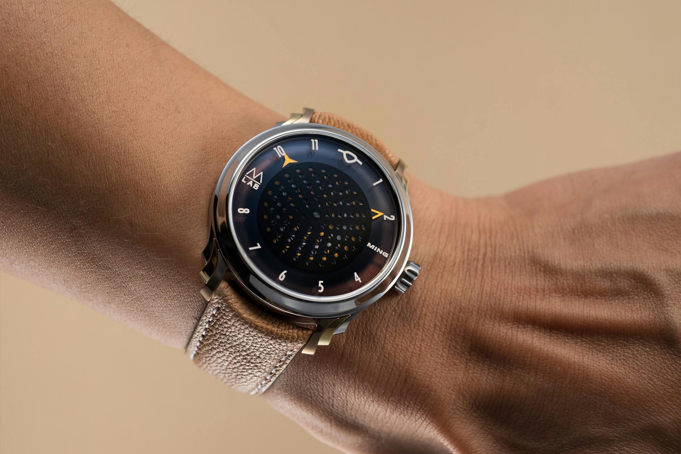 Introducing: Ming x Massena Lab 57.09 'Secret Honey' - Hodinkee