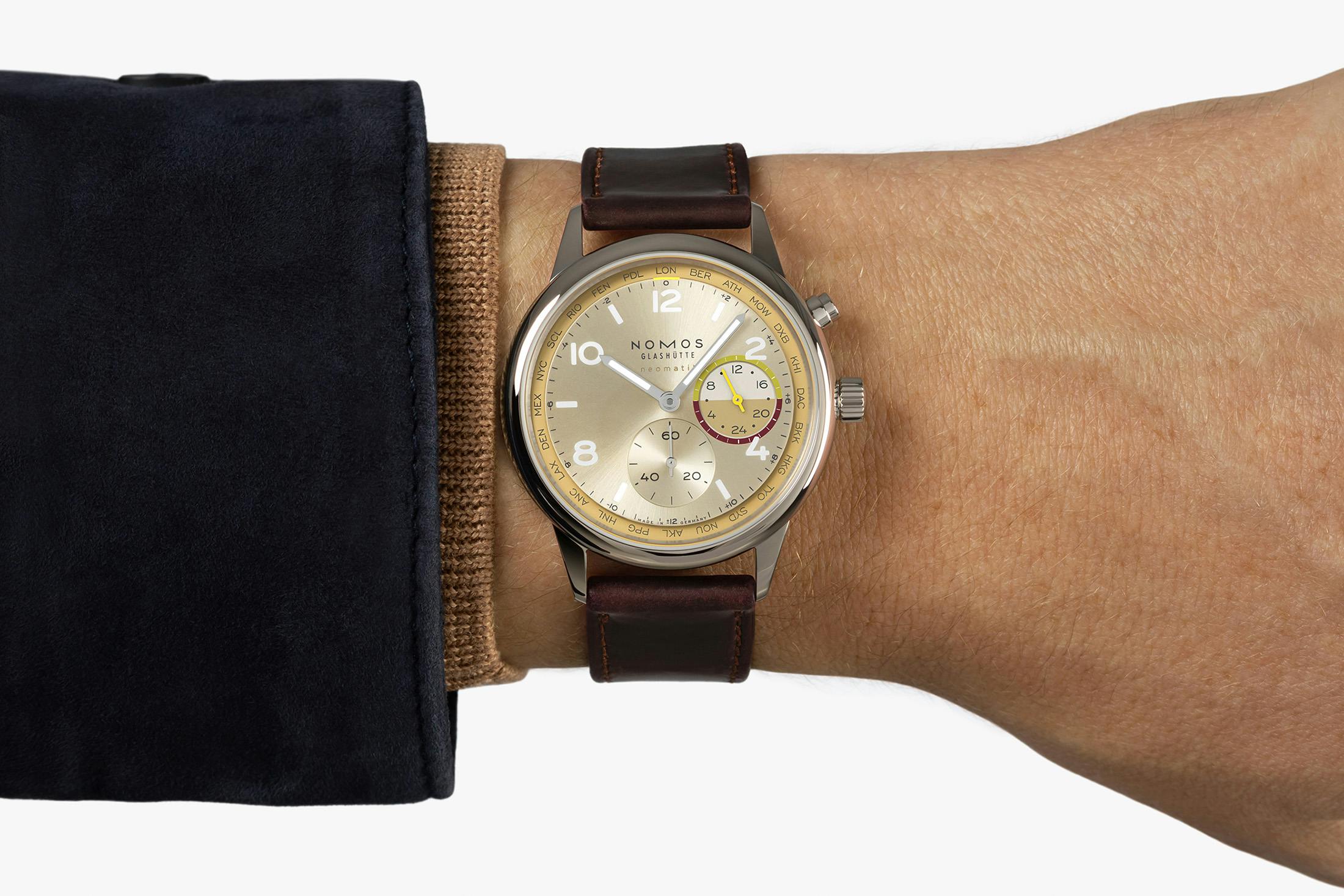 Nomos Club Sport Neomatic Worldtimer 'Roam' And 'Reverie'