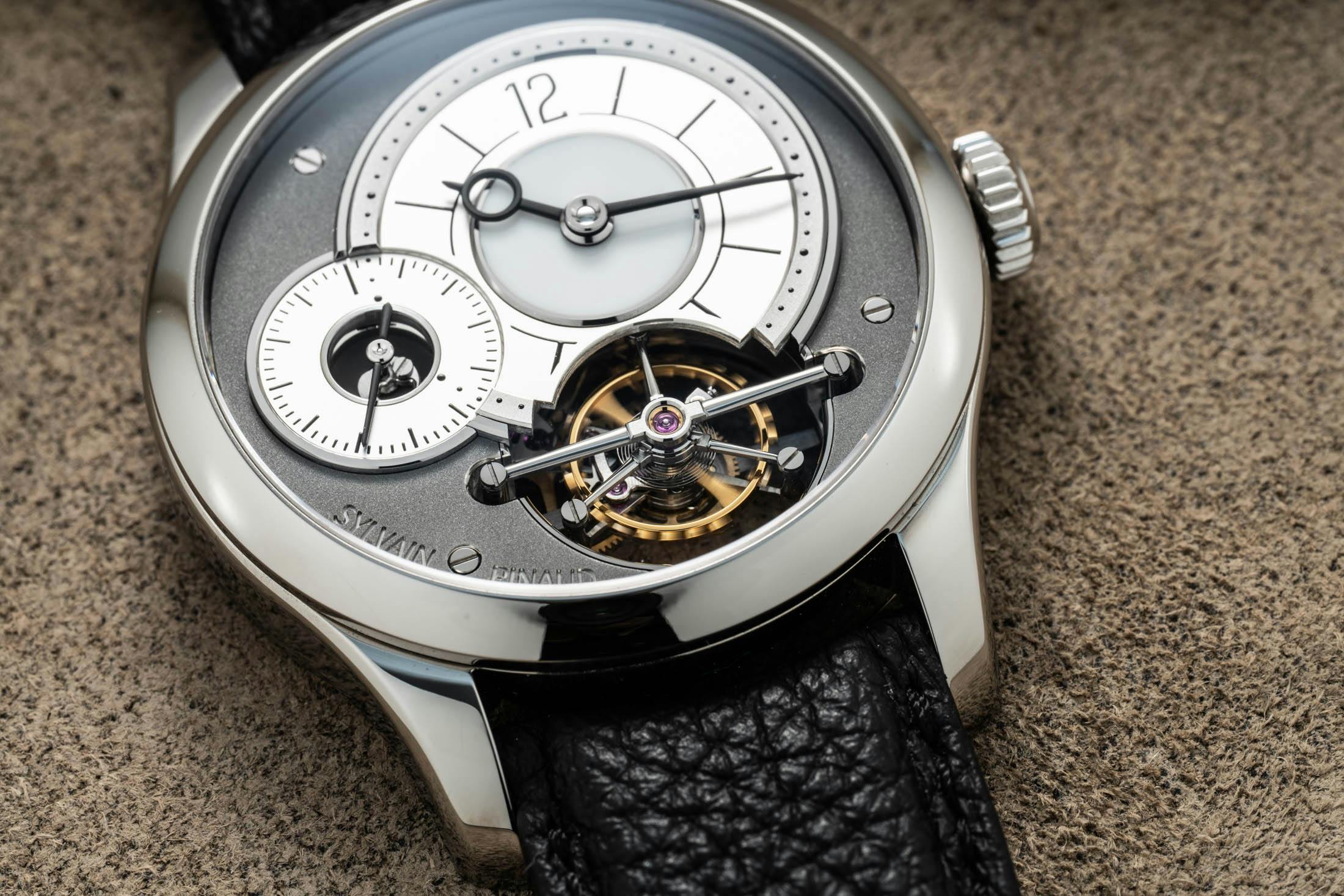 Sylvain Pinaud Tourbillon Tourbillon Titanium Closeup