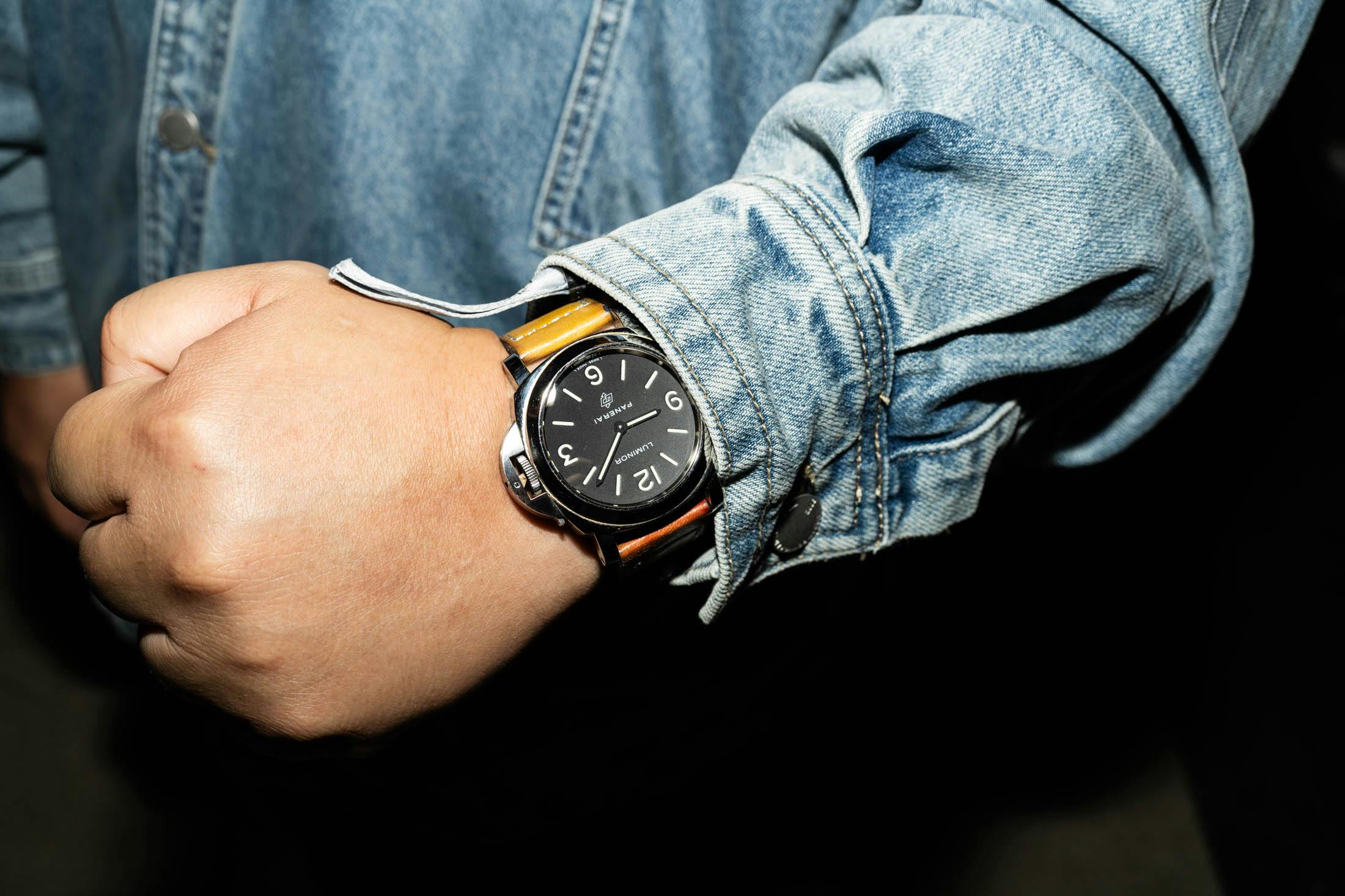 Panerai Luminor with Denim Jacket