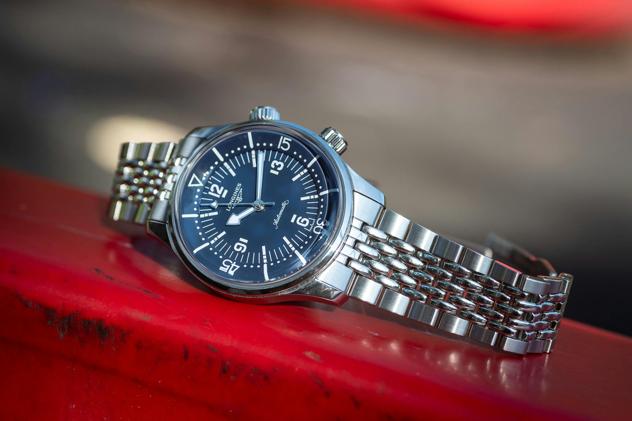 longines legend diver 39mm blue dial