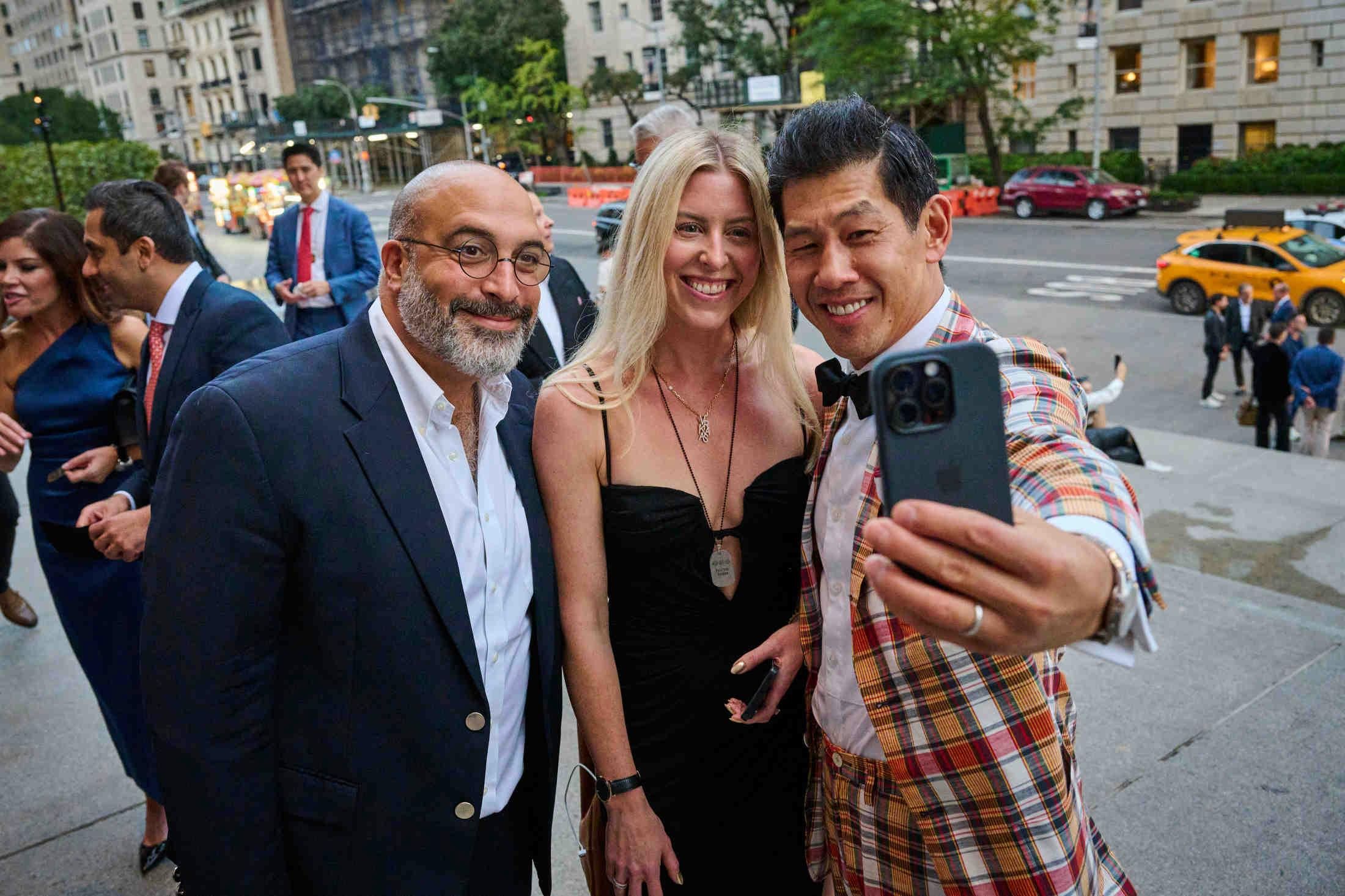 Roy Davidoff, Katrina Vrakas, and Morgan King