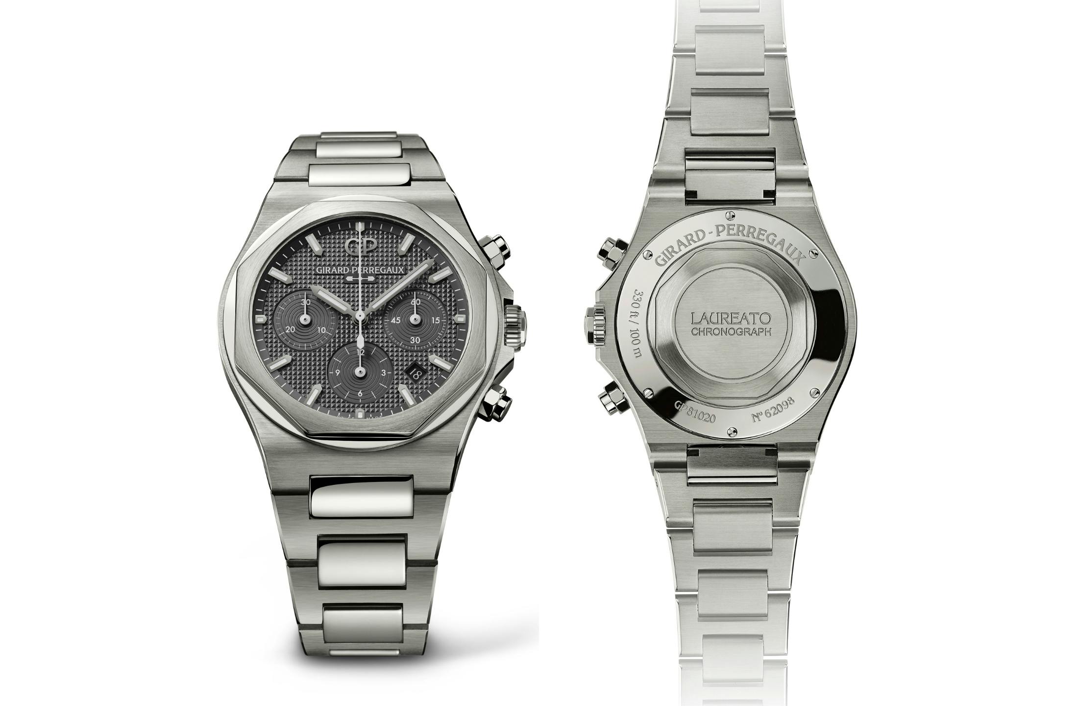 girard perregaux laureato chronograph titanium