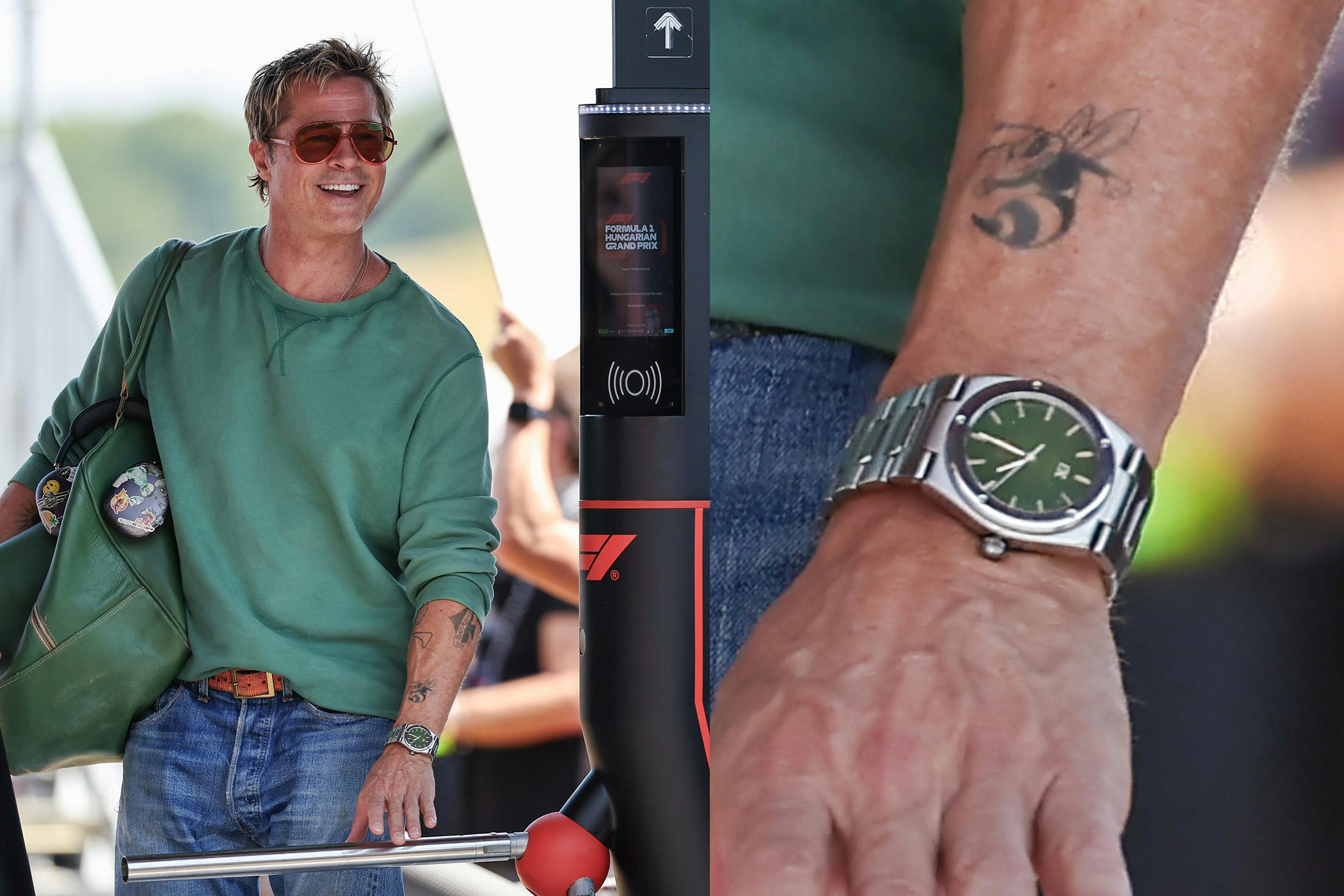 brad pitt F1 watch