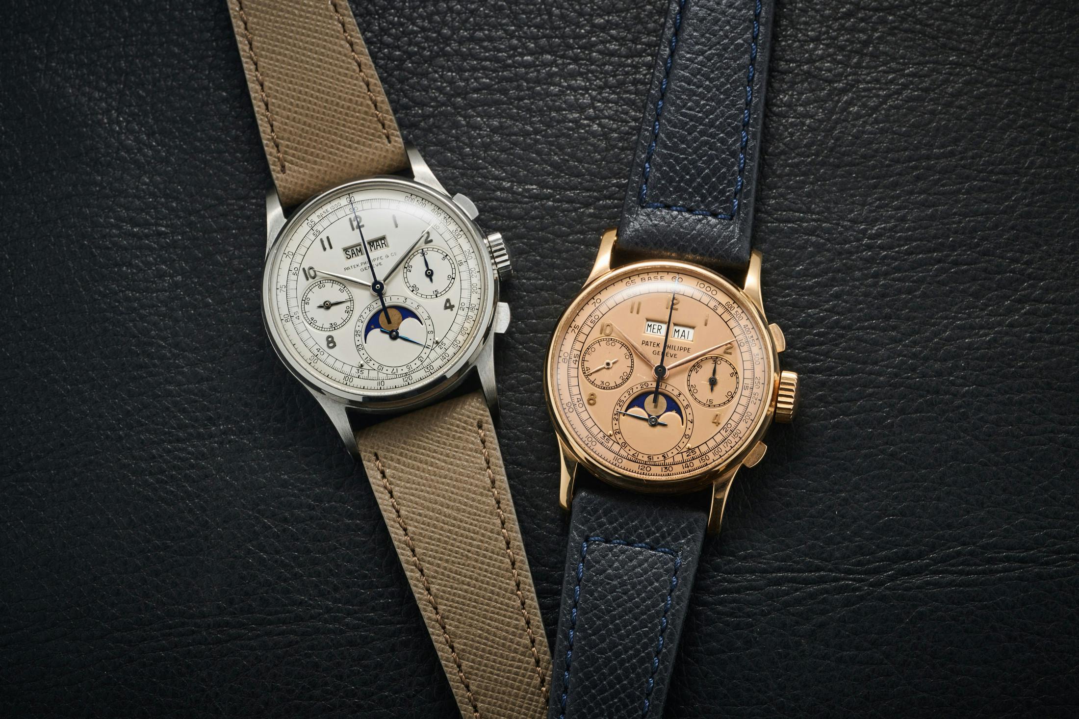 Patek 1518 steel and pink on pink