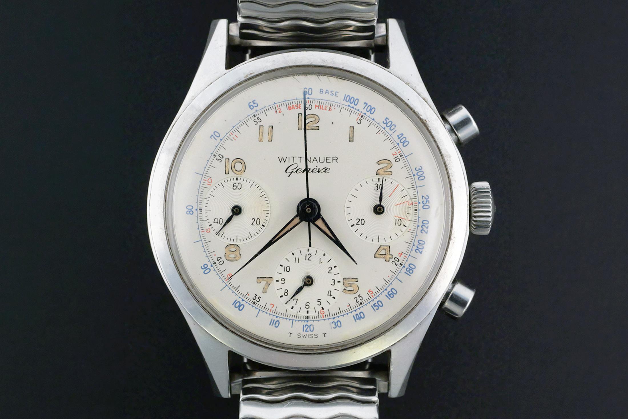 A Wittnauer 235T, A Cleto Munari "Sotsy," A Blancpain Technisub, And An Eberhard Contograf