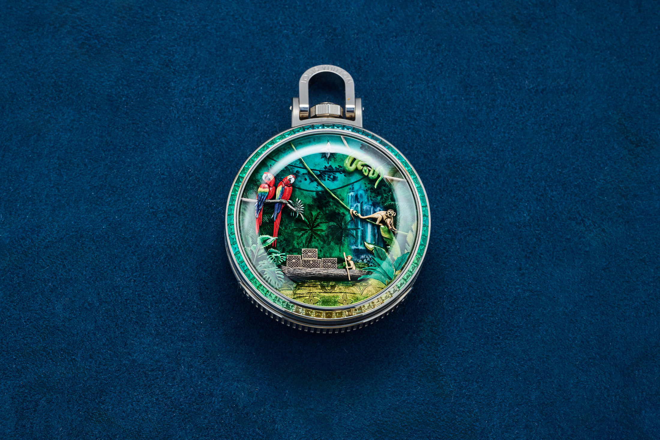 Escales autour du Monde ‘Escale en Amazonie’ Pocket Watch