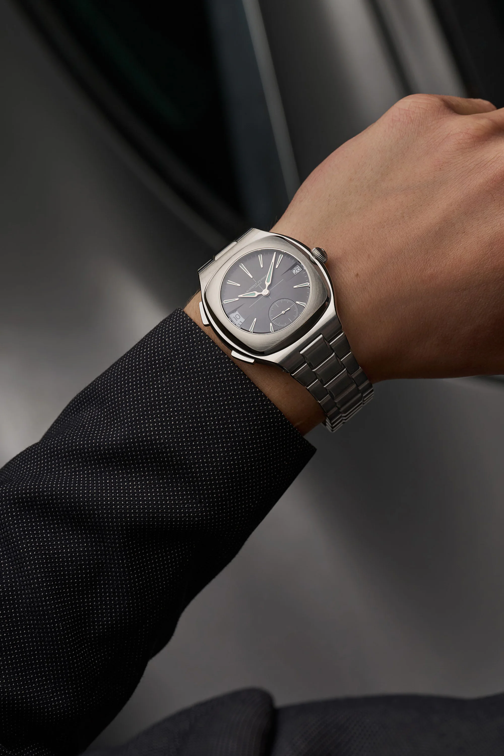 The Laurent Ferrier Sport Traveller In Slate Grey
