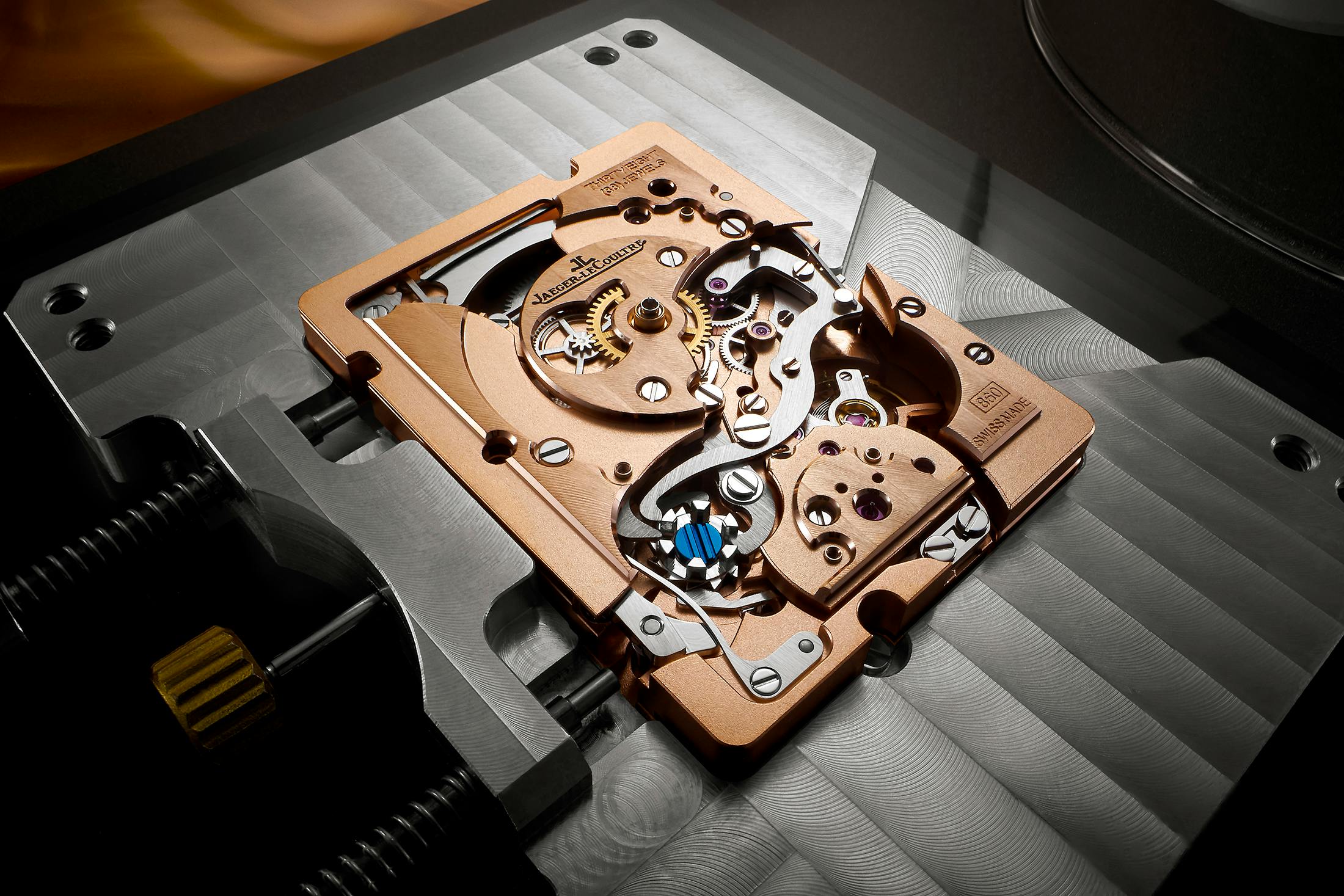 JLC Reverso Chronograph Pink Gold