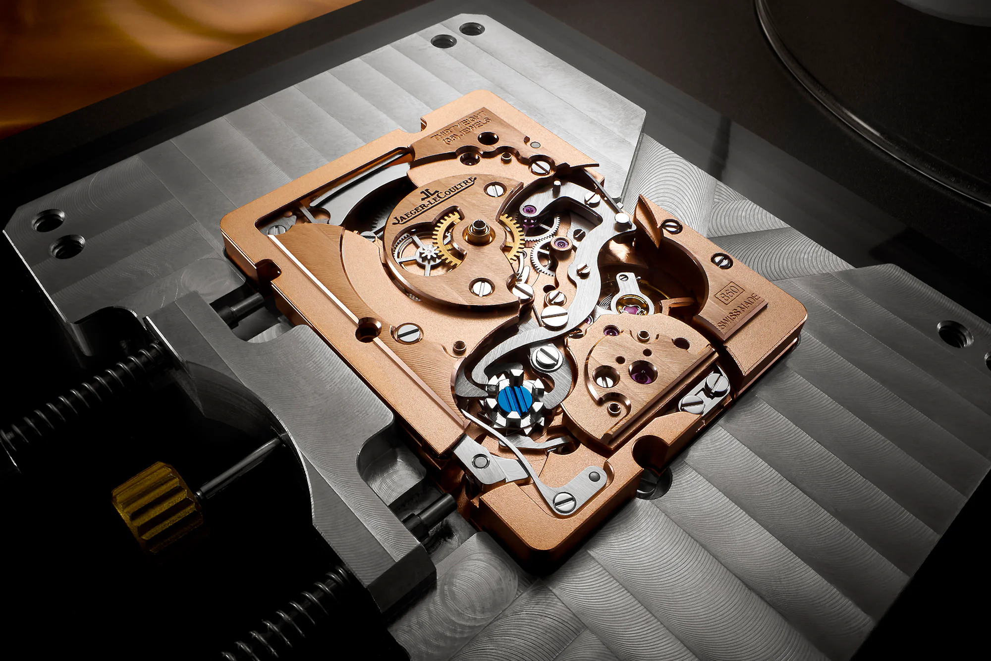 JLC Reverso Chronograph Pink Gold
