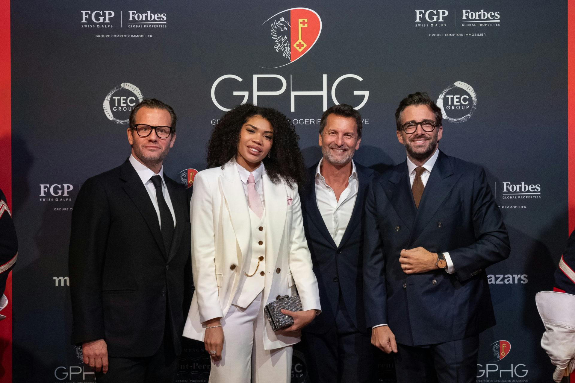 <p>Me with George Bamford, Daniella Dufour, and Max Büsser.</p>