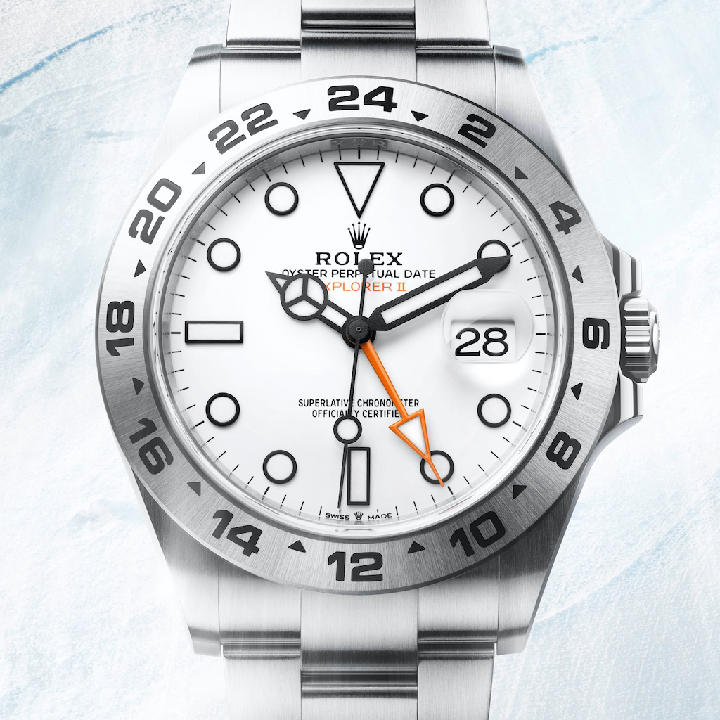 Rolex explorer 2 on sale size