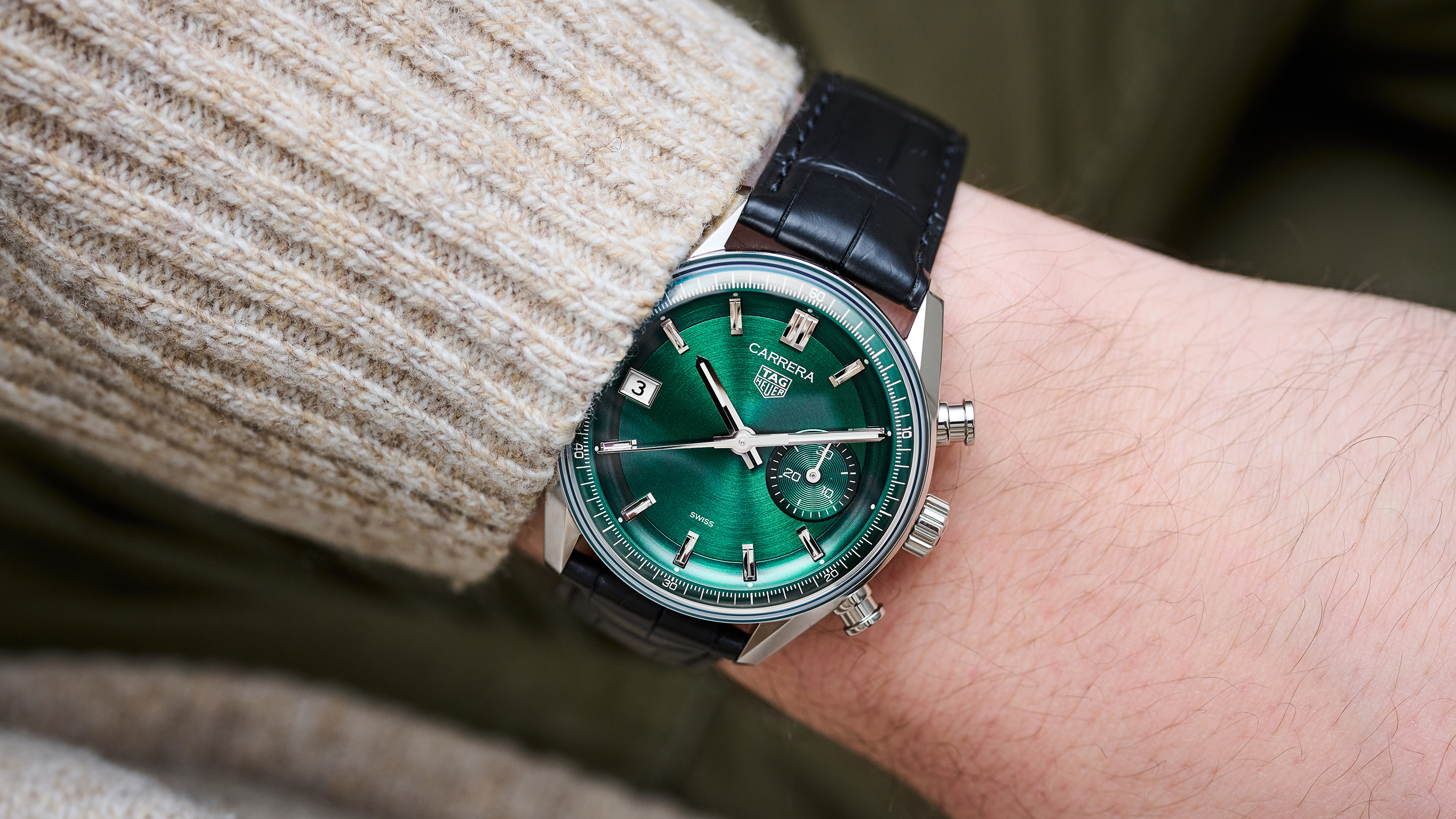 Tag heuer carrera green sale