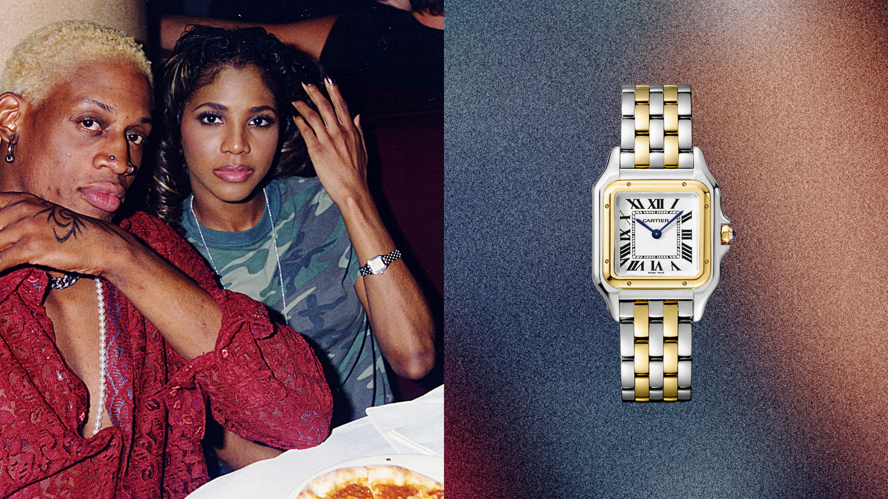 Toni Braxton Wore A Cartier Panth re To The VMAs With Dennis Rodman