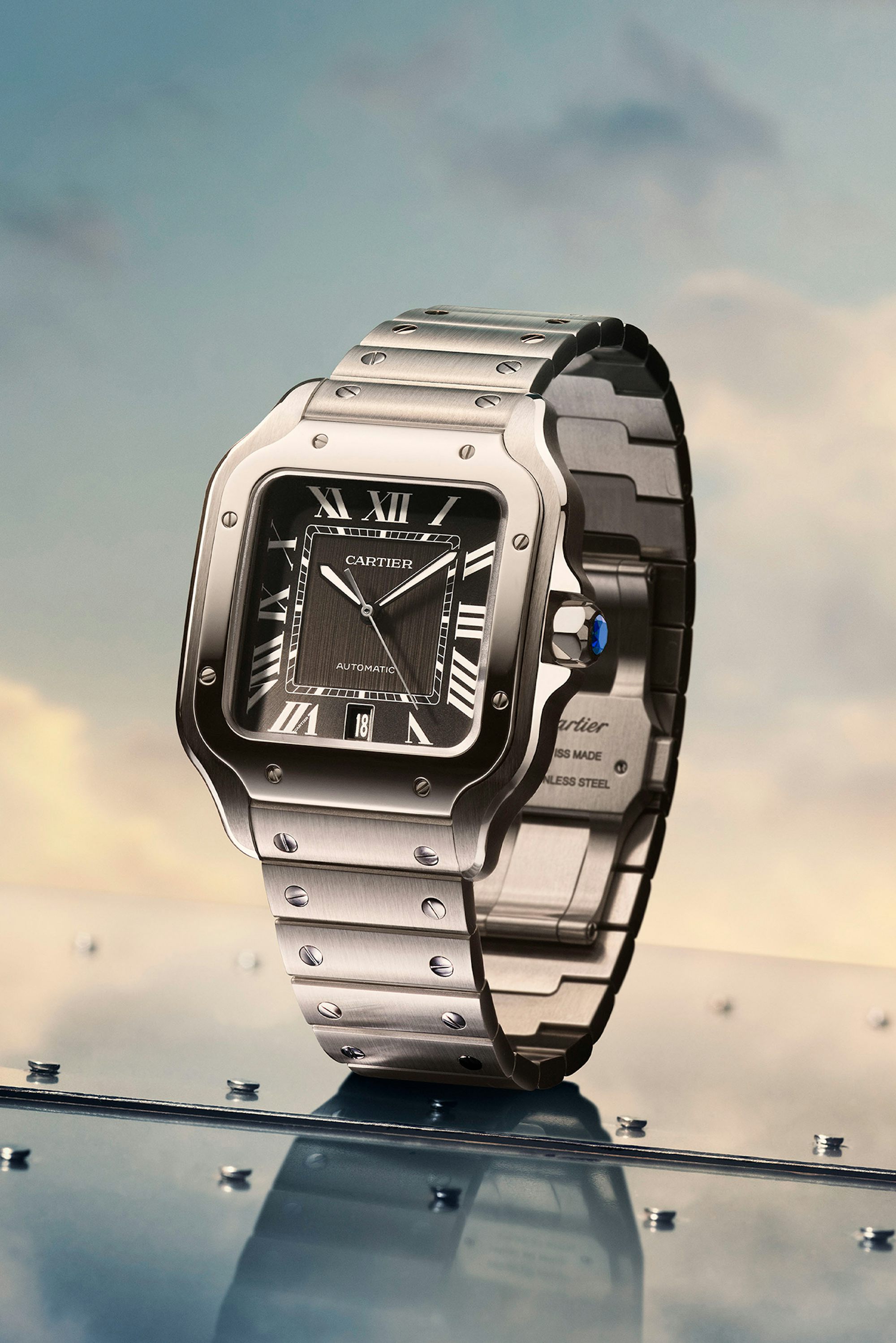 Cartier Santos Black dial