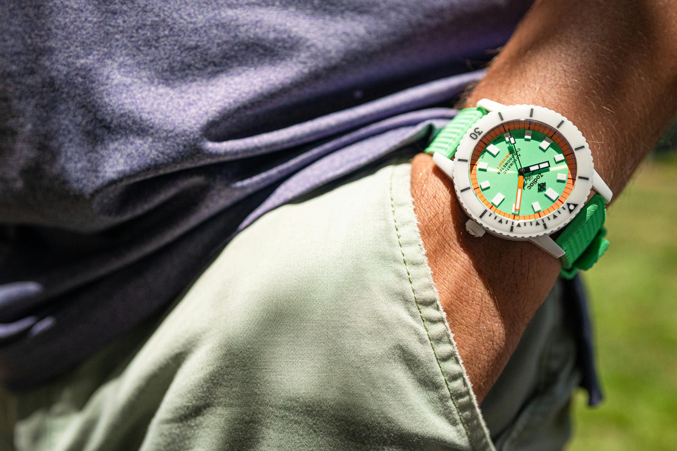zodiac super sea wolf ceramic green